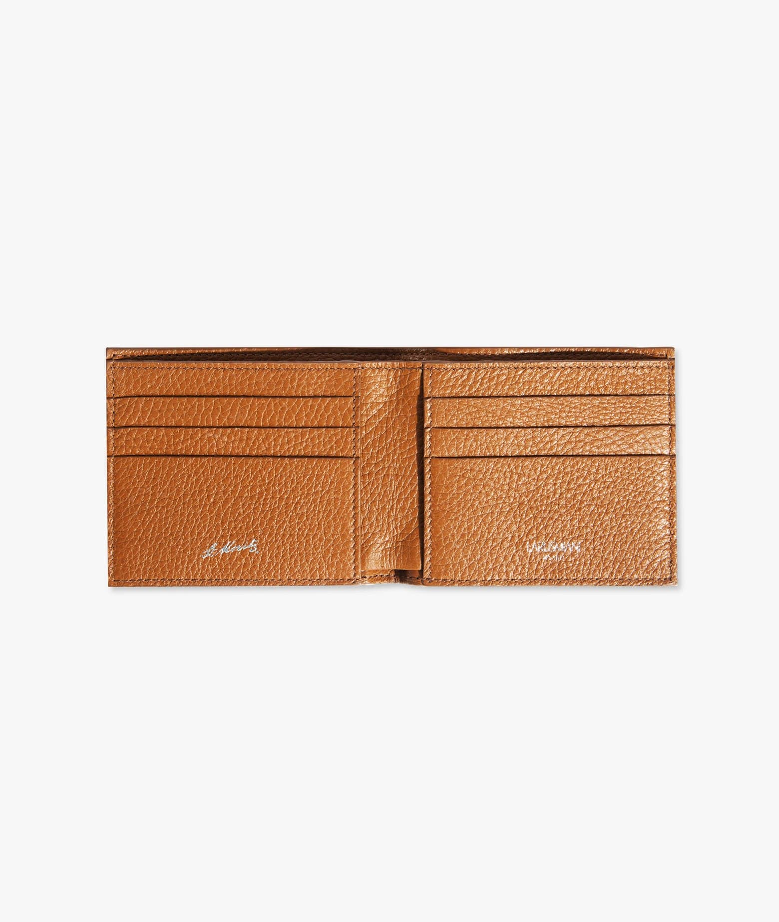 Larusmiani Horizontal Card Holder St.moritz Wallet In Sienna