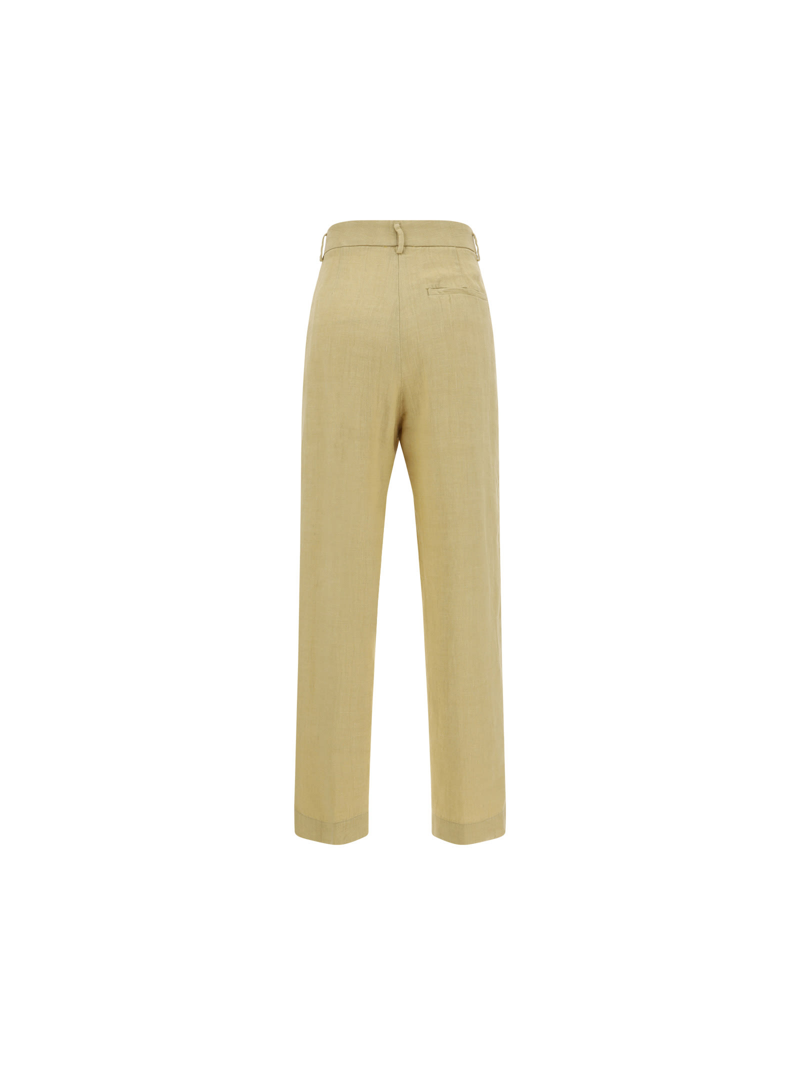 Shop Forte Forte Pants In Gold
