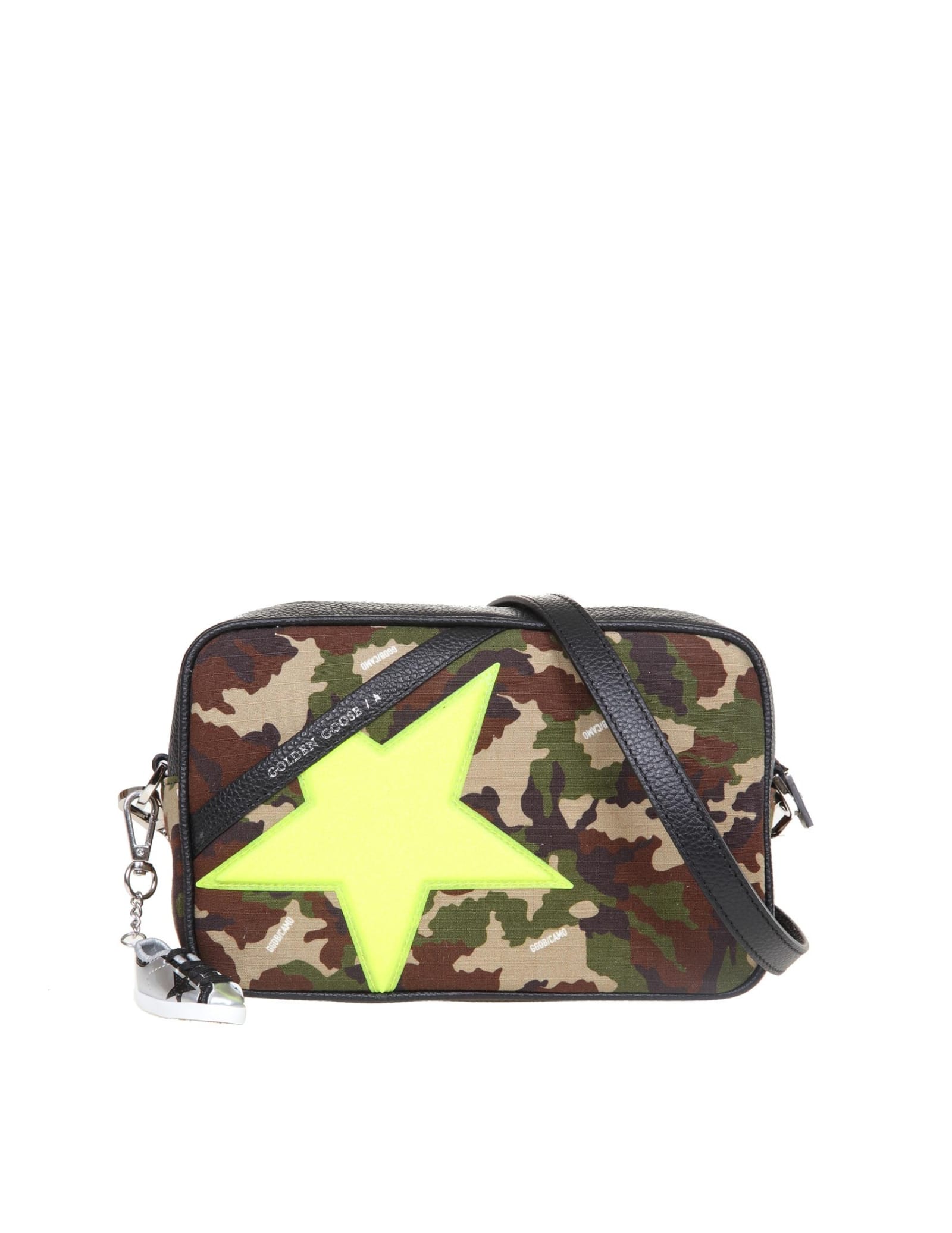 Golden Goose Star Bag In Camouflage Fabric
