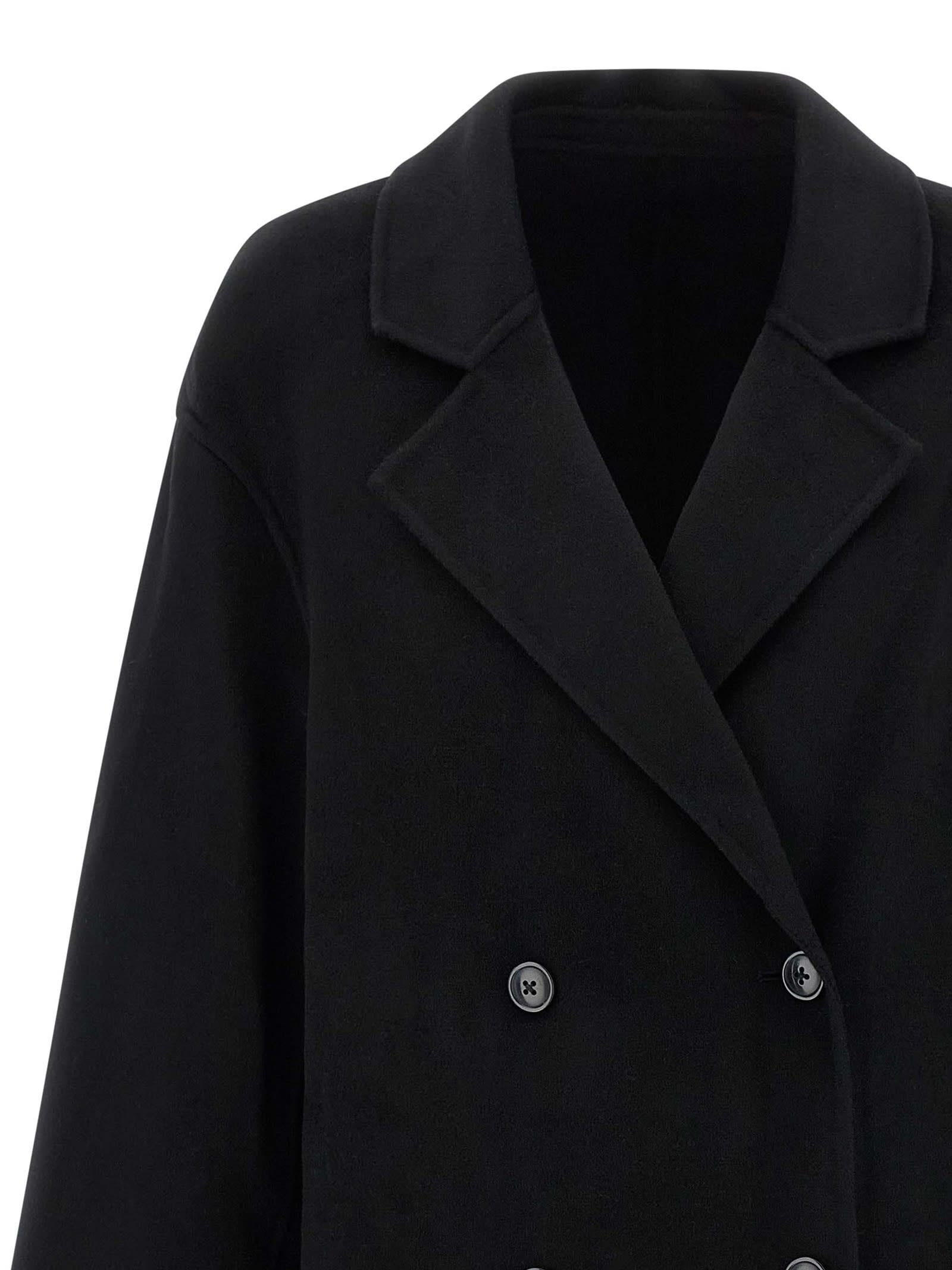 Loulou Studio Loulou Borneo Coat In Black
