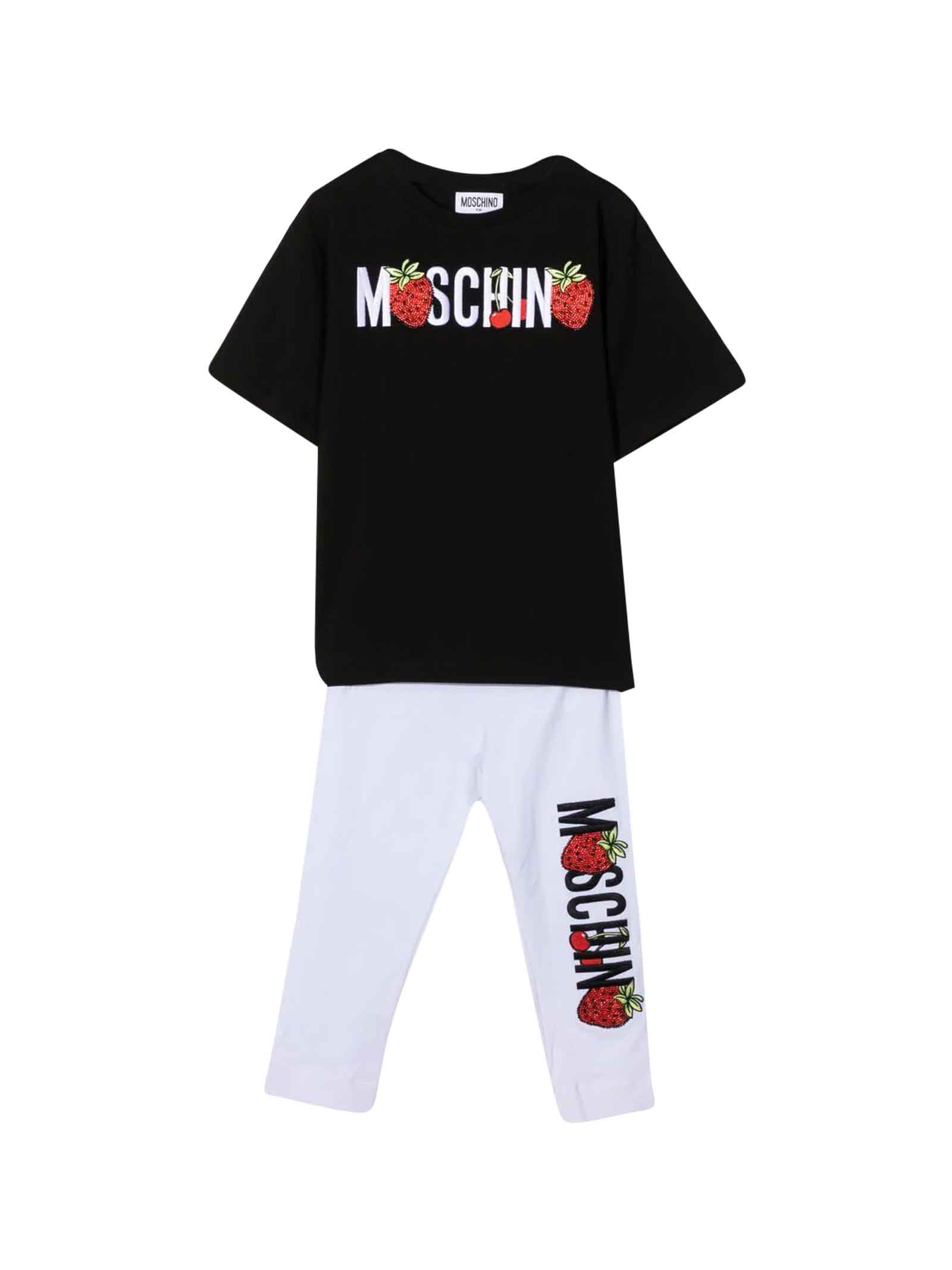 Moschino Girl Two-tone Jumpsuit