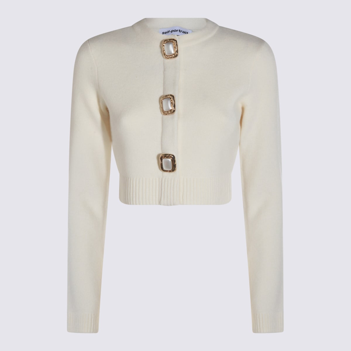 Self-portrait Sweaters Light And Natural In Neutral