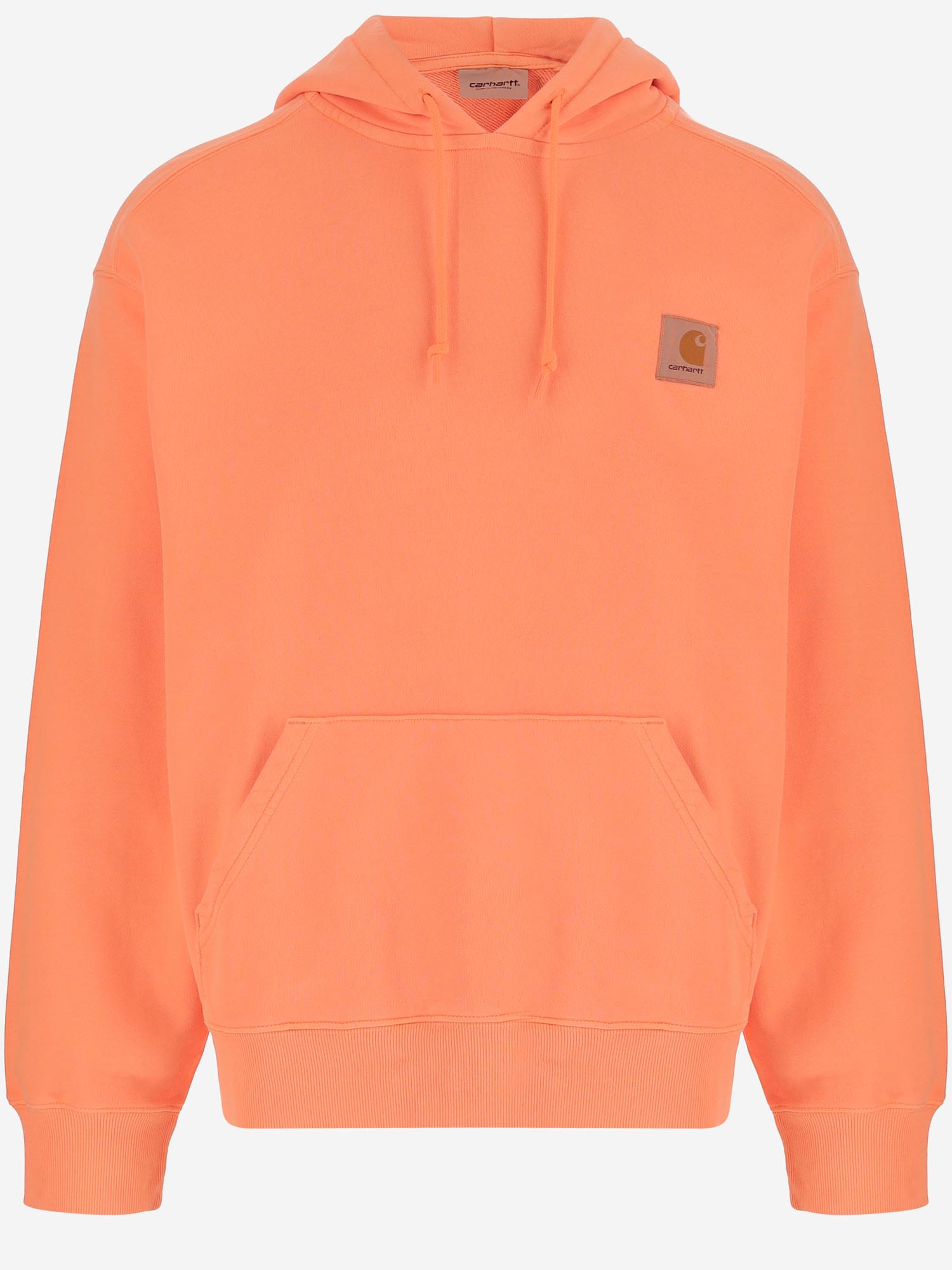 Stretch Cotton Sweatshirt With Logo