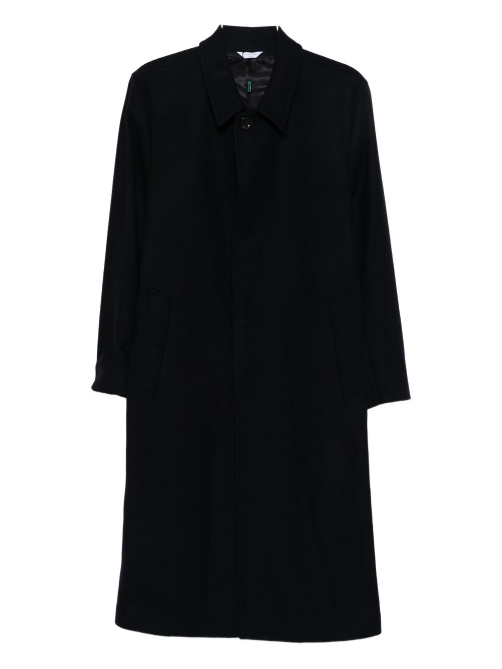 Boglioli Single-breasted Coat In Black