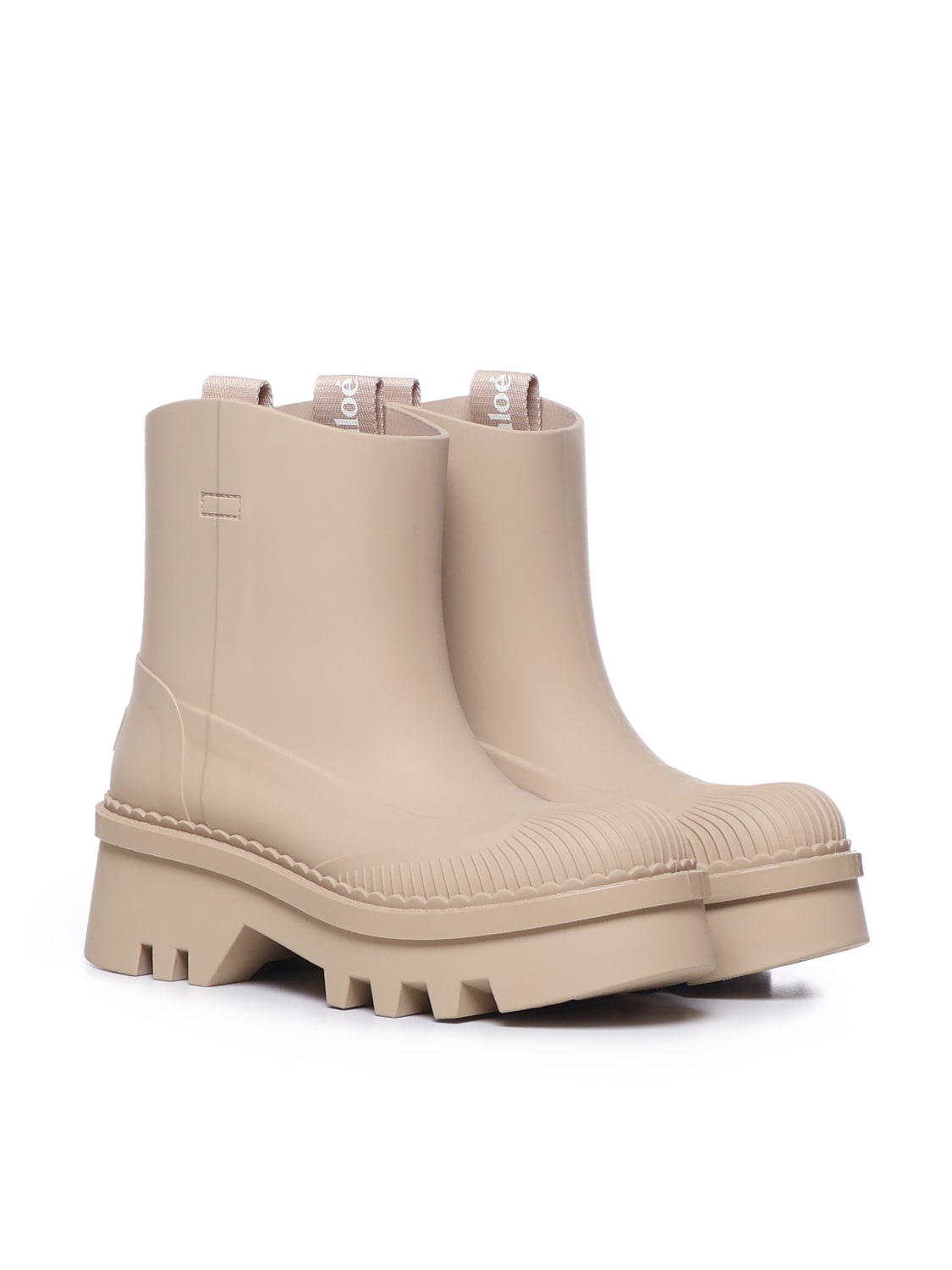 Shop Chloé Raina Rain Boots In Pink