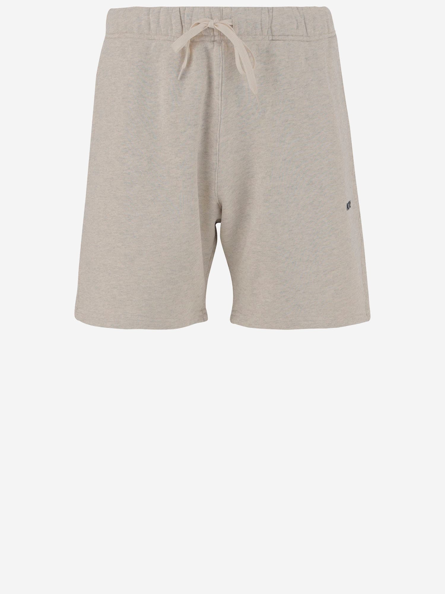 Cotton Short Pants With Logo