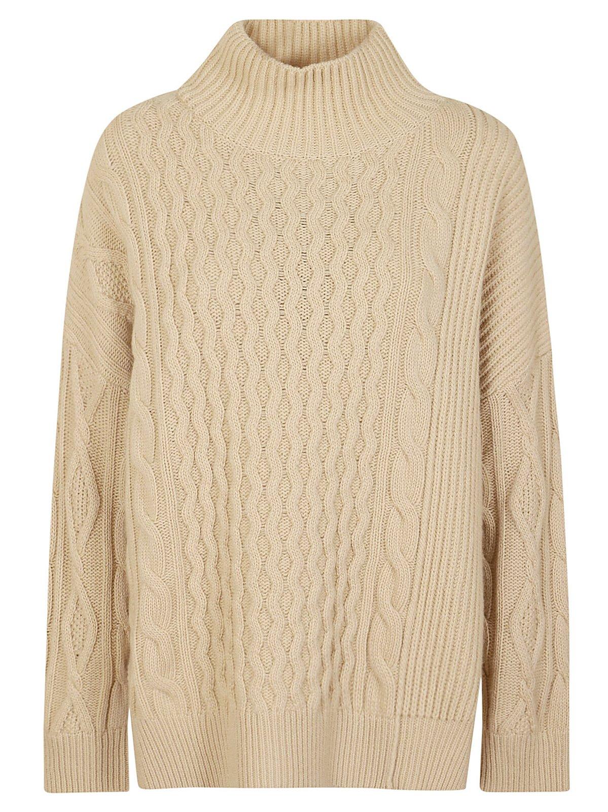 High Neck Long-sleeved Jumper