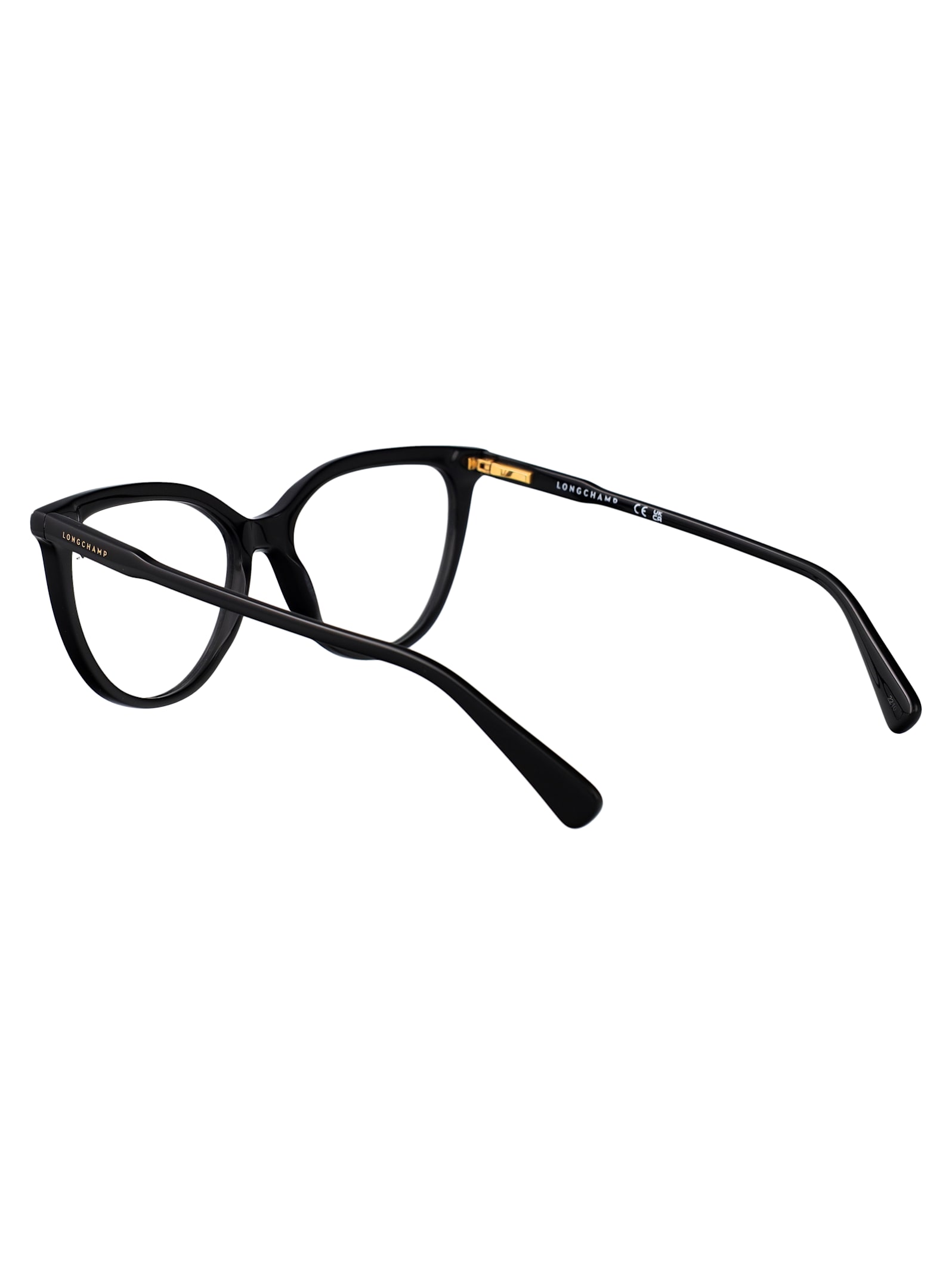 Longchamp Geometric Flat Mirror In Black