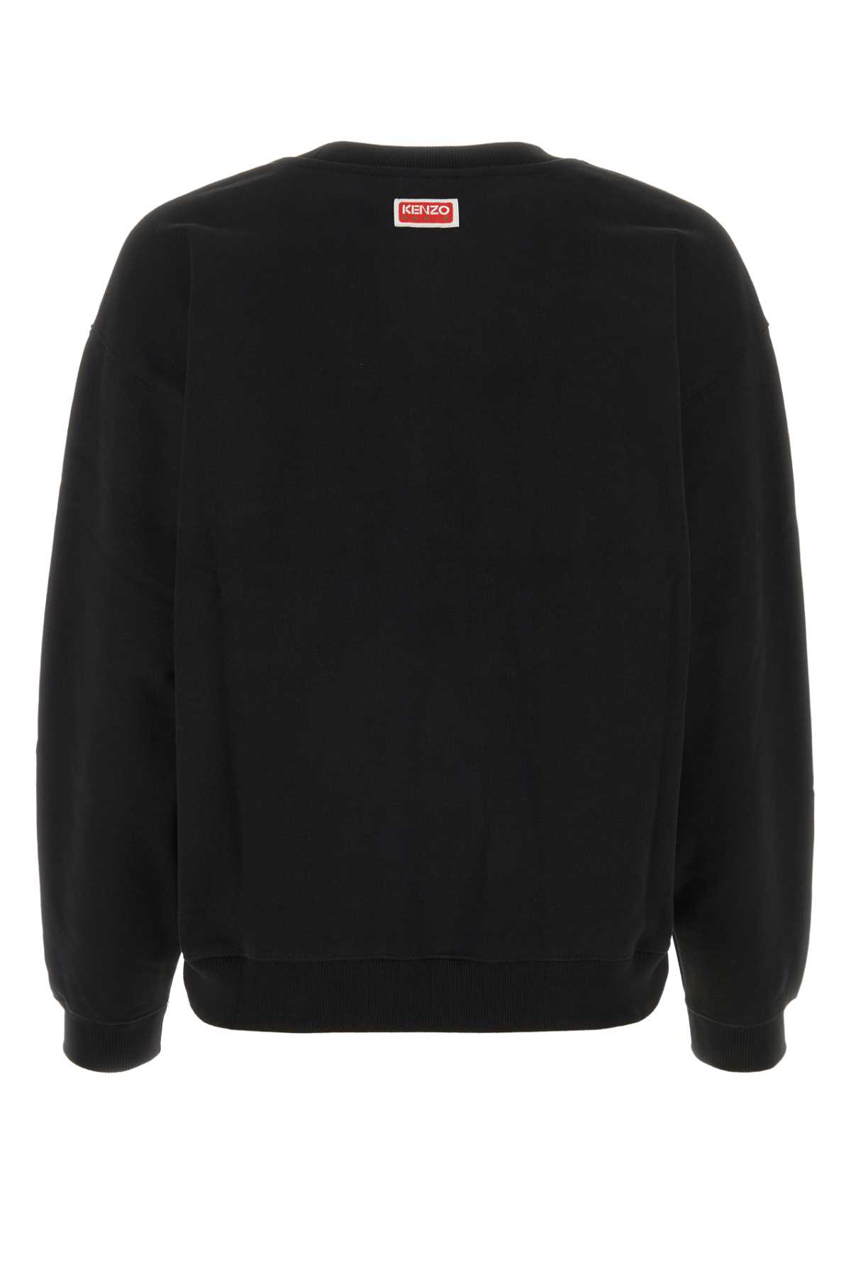 Kenzo Black Stretch Cotton Sweatshirt