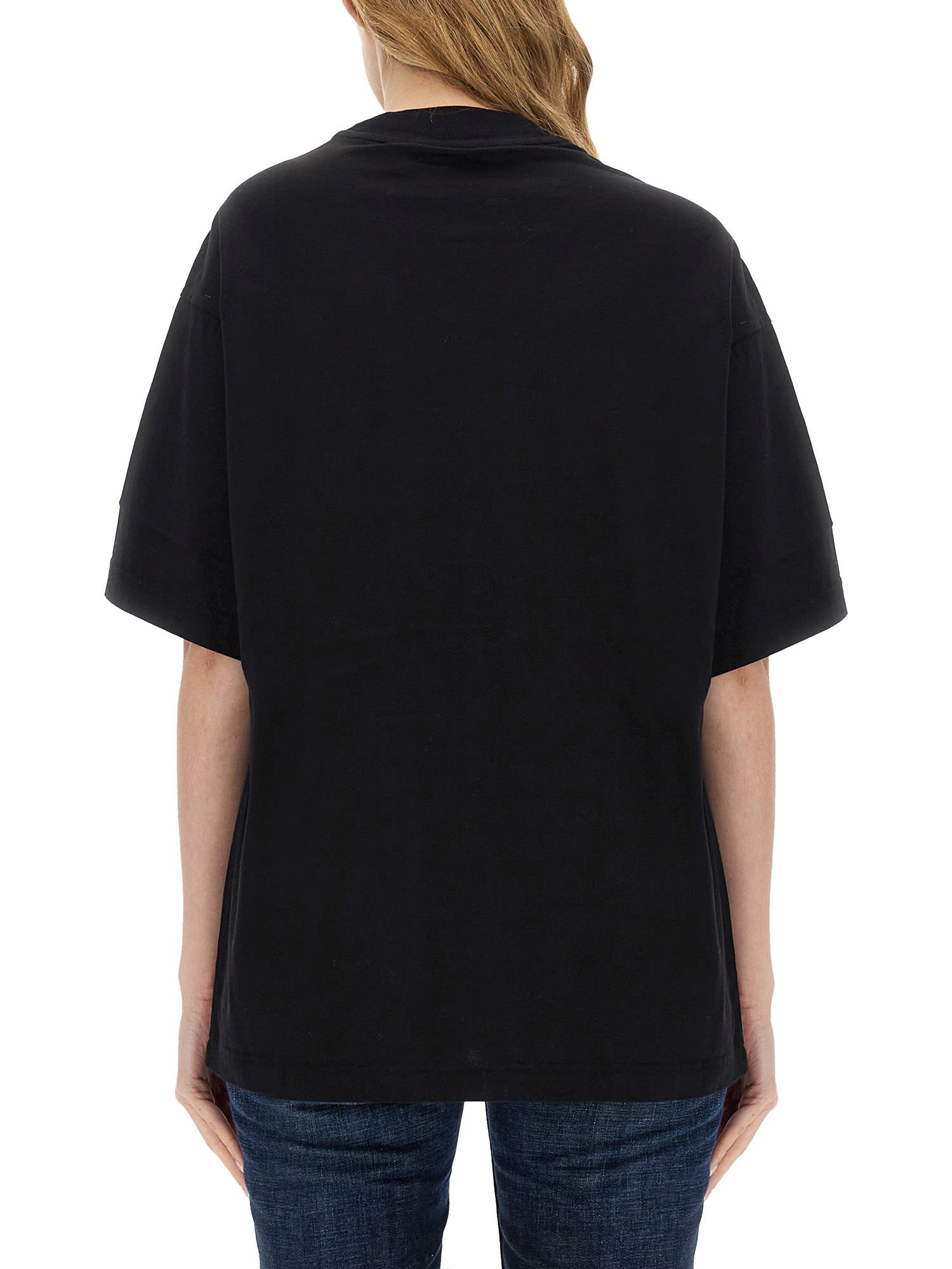 Palm Angels Palm Soft Fit T-shirt Ski Club In Nero
