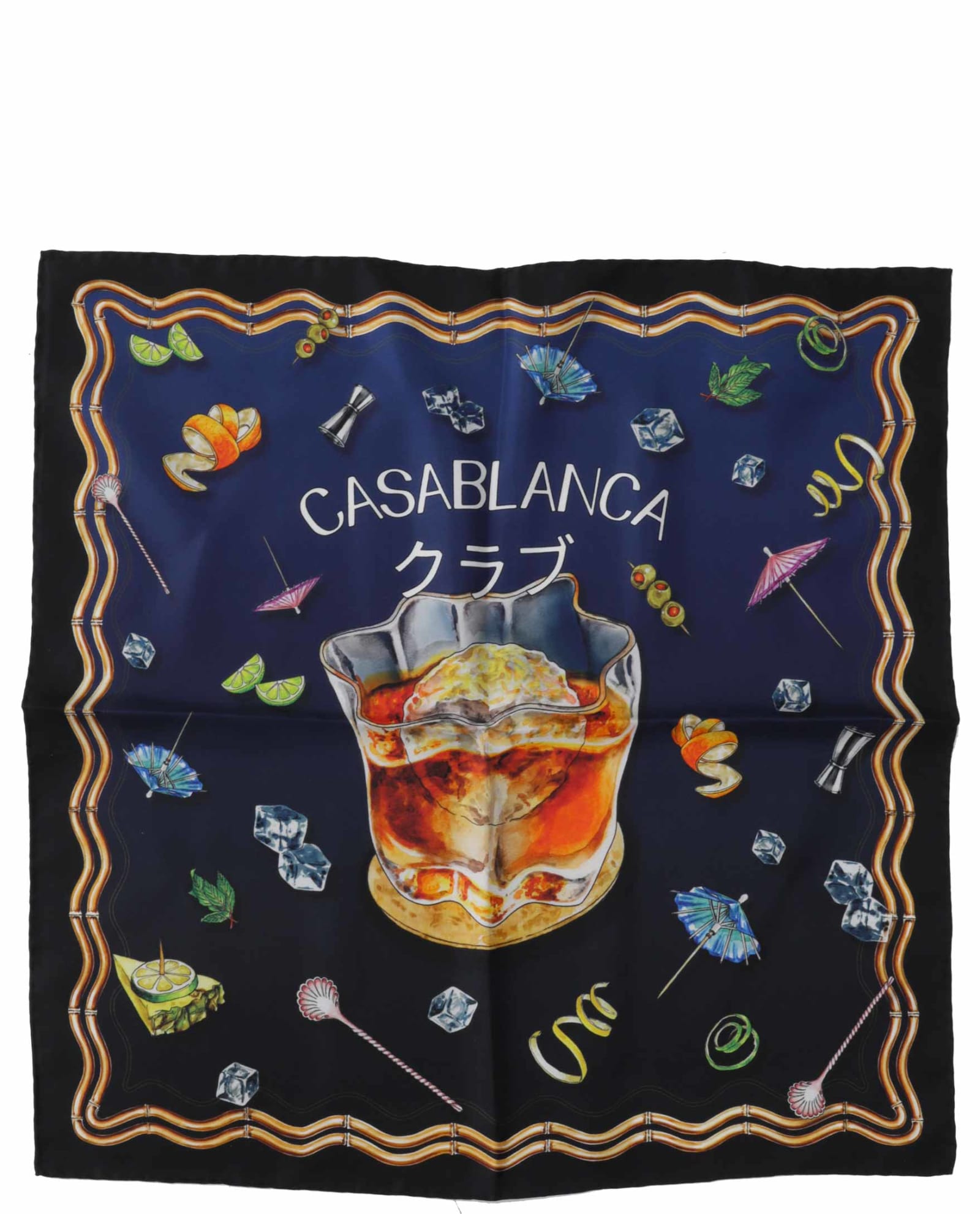 Casablanca Blue Casa Club Nuit Foulard S
