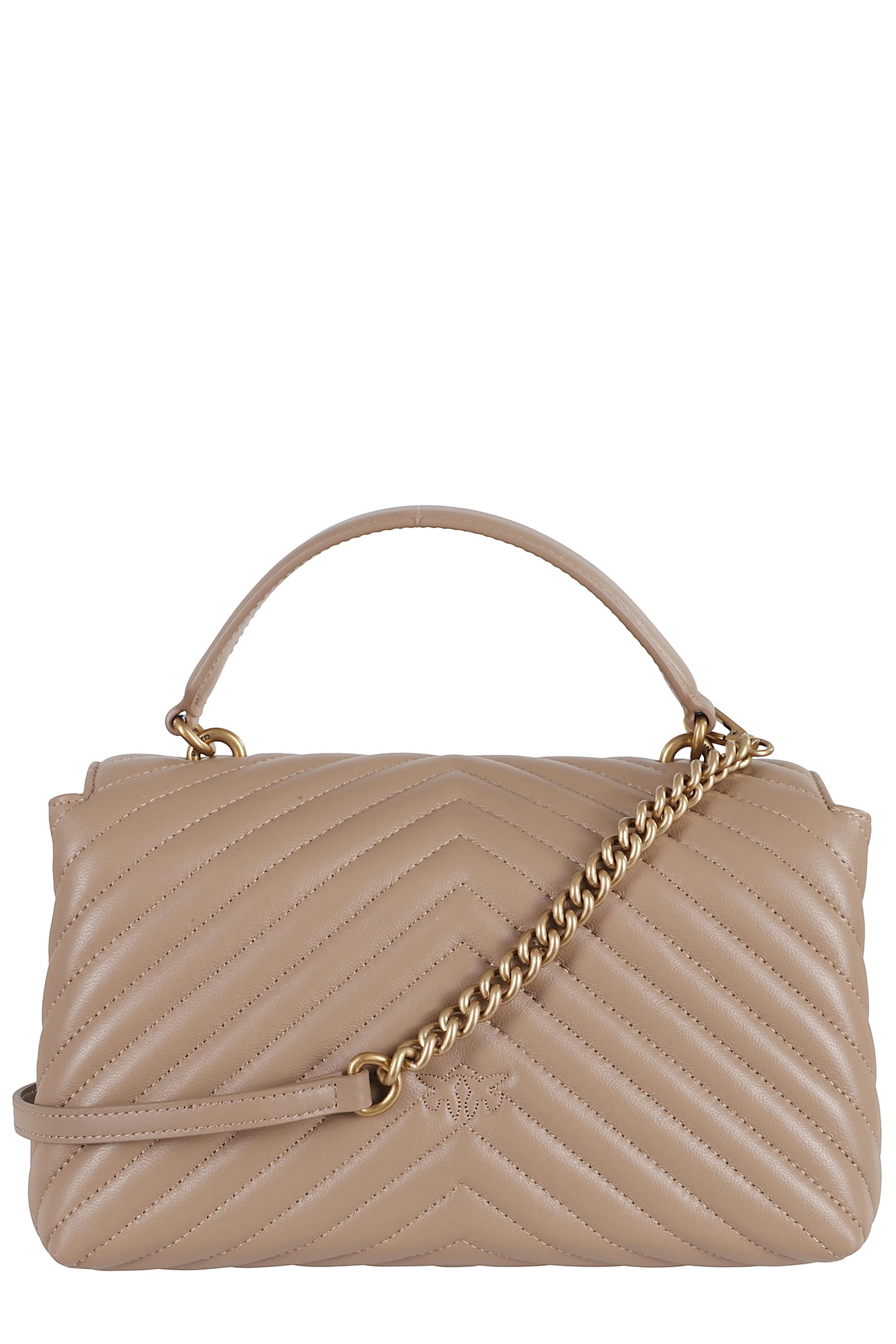 Pinko Love Lady Puff Handbag In Pink