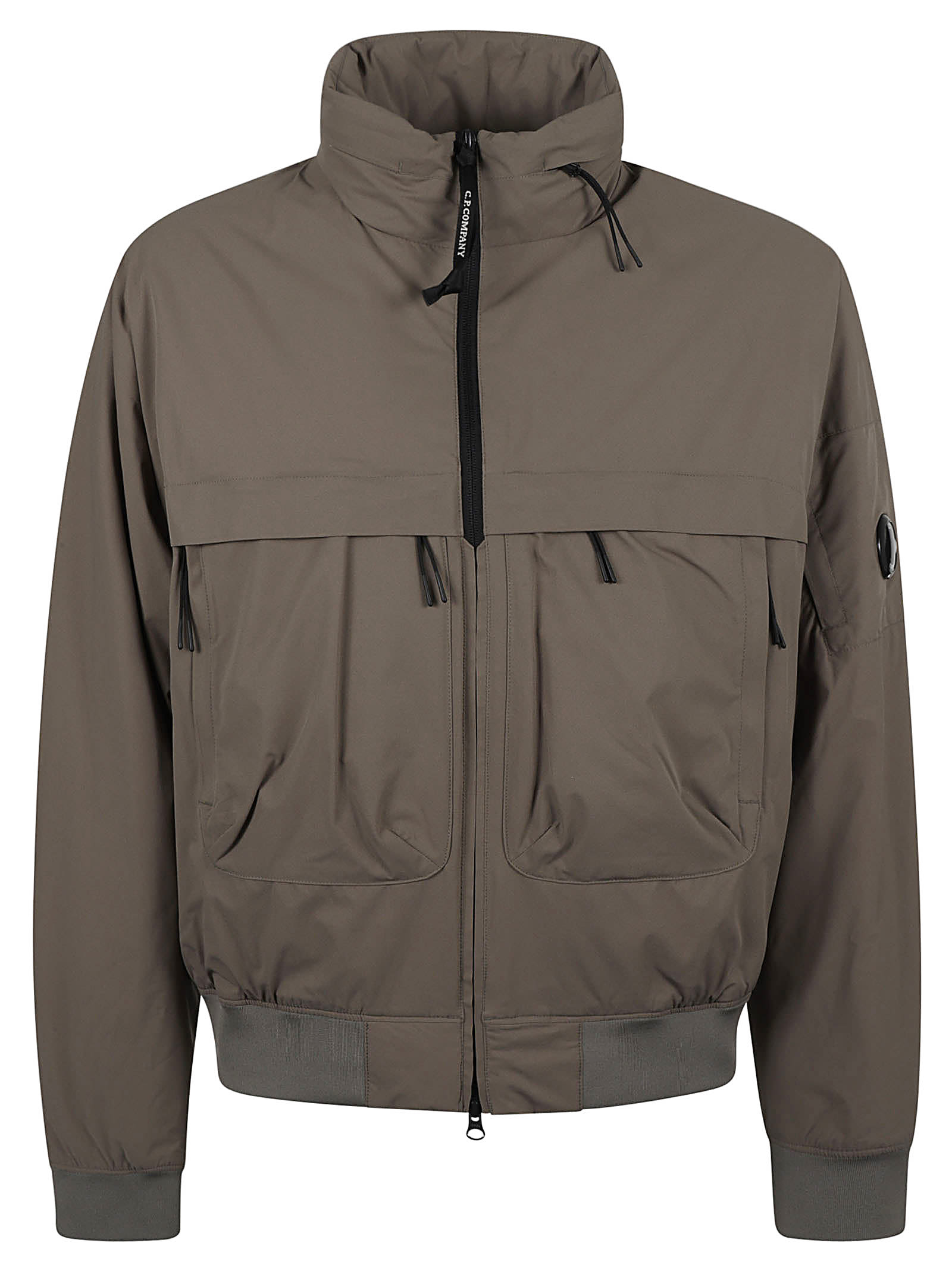 Shop C.p. Company Cargo Zip Jacket In Walnut