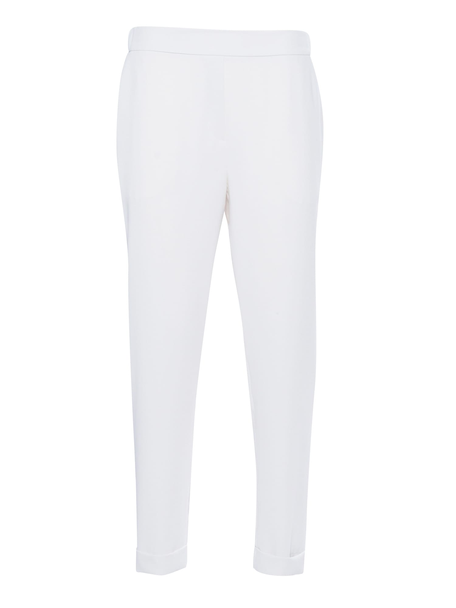 Shop P.a.r.o.s.h Elegant Womens Trousers In White