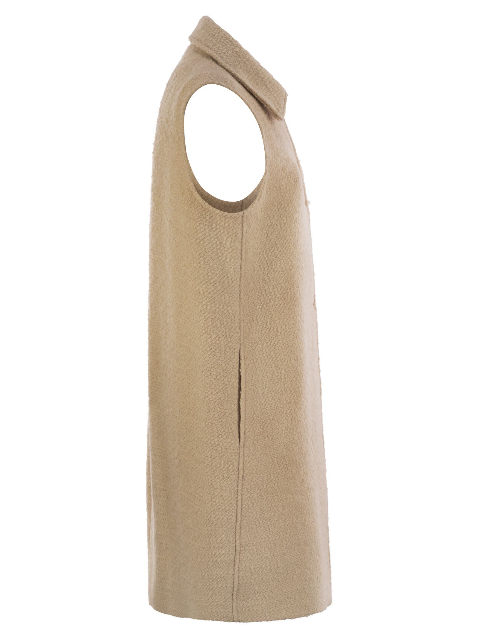 Fay 3 Ganci Lined Waistcoat In Beige