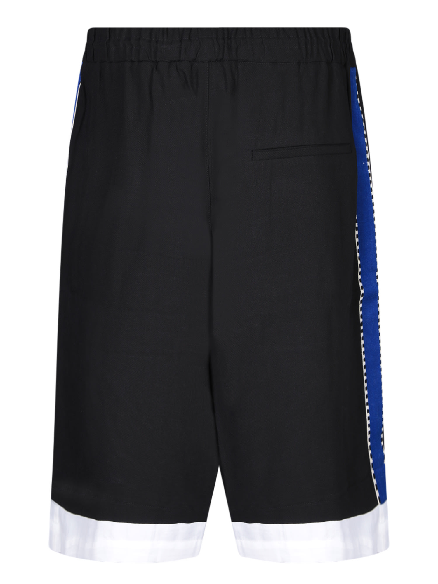 Shop Wales Bonner Revelation Black Bermuda Shorts By