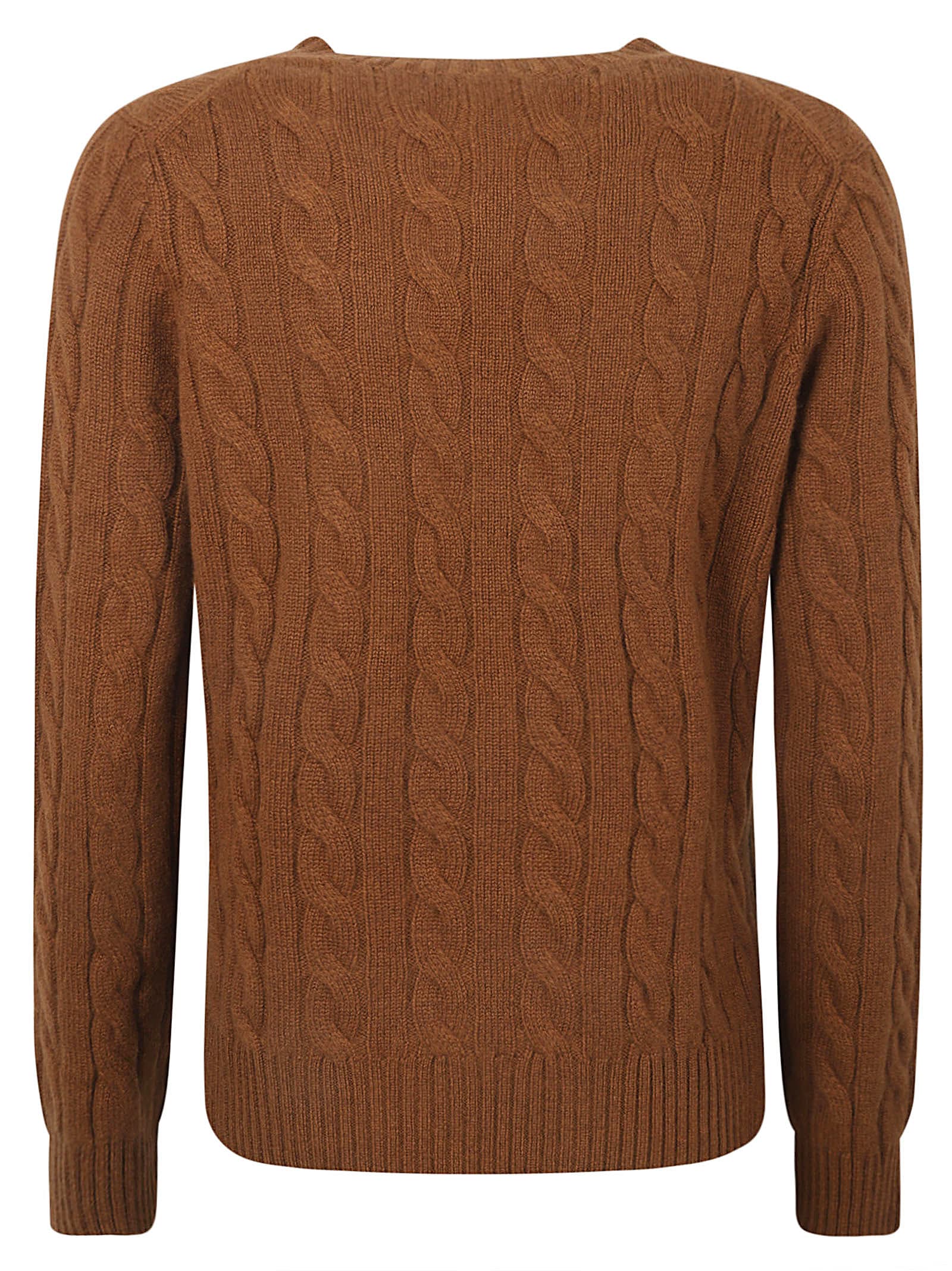 Shop Be You Knitted Sweater In Caramel