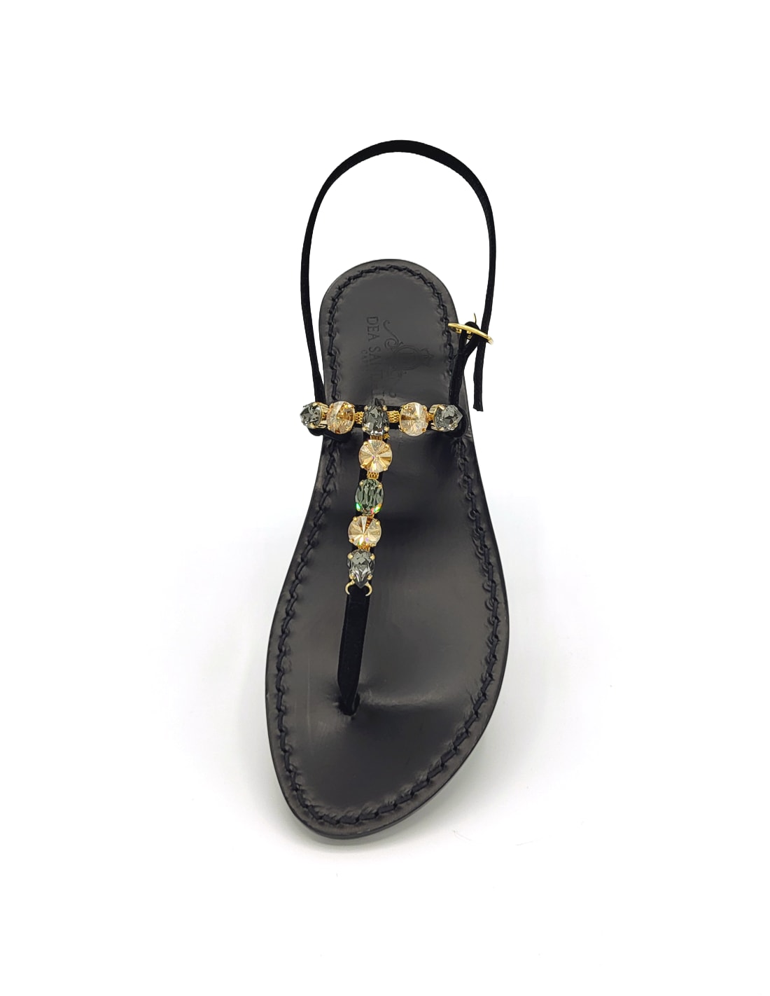 Sultan Black Jewel Sandals