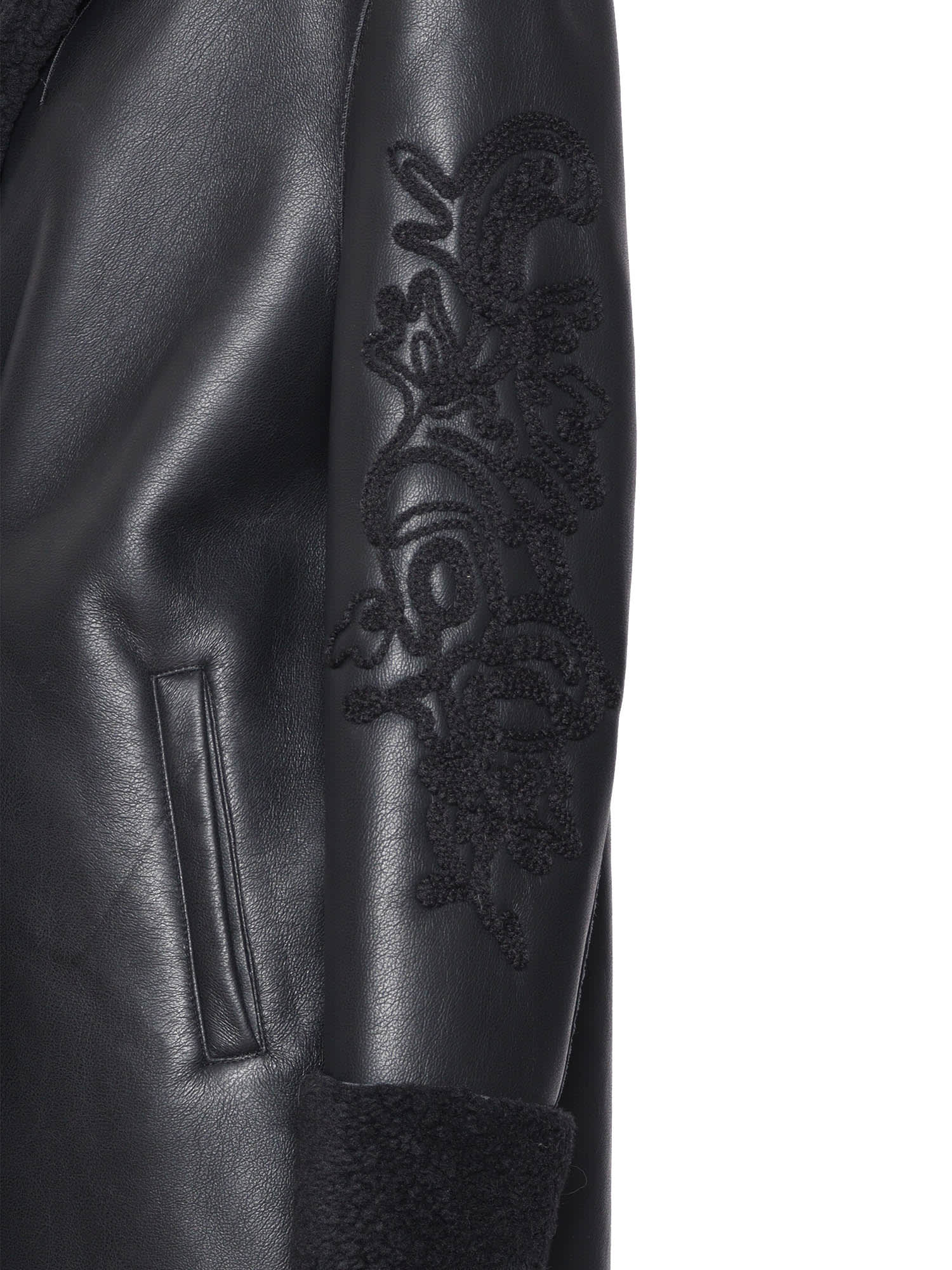 Shop Ermanno Ermanno Scervino Coat In Black