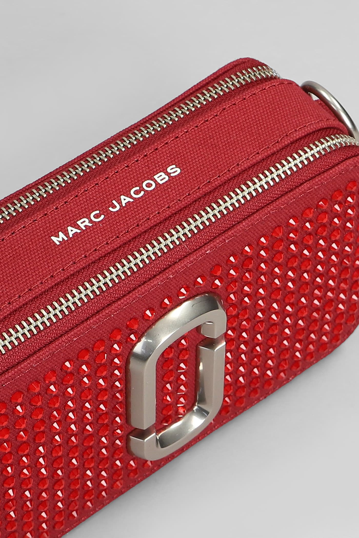 Marc Jacobs The Snapshot Shoulder Bag In Red Cotton