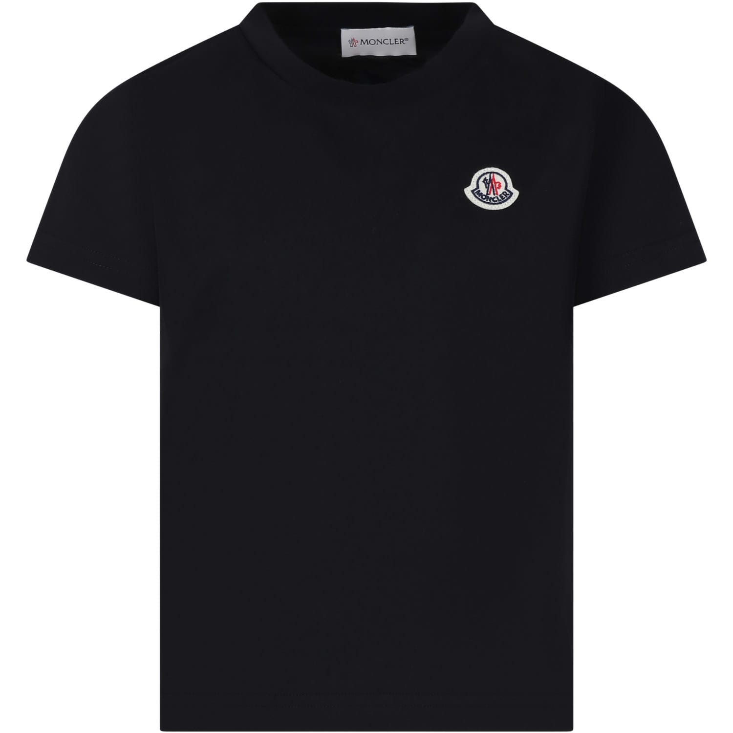 Moncler Kids Ss T-shirt Tripack In Black