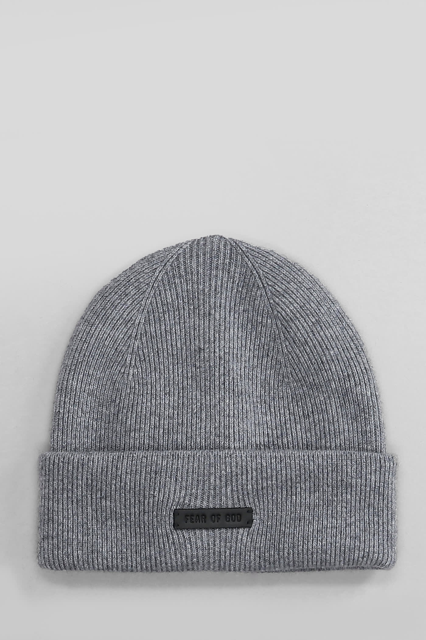 Hats In Grey Cashmere