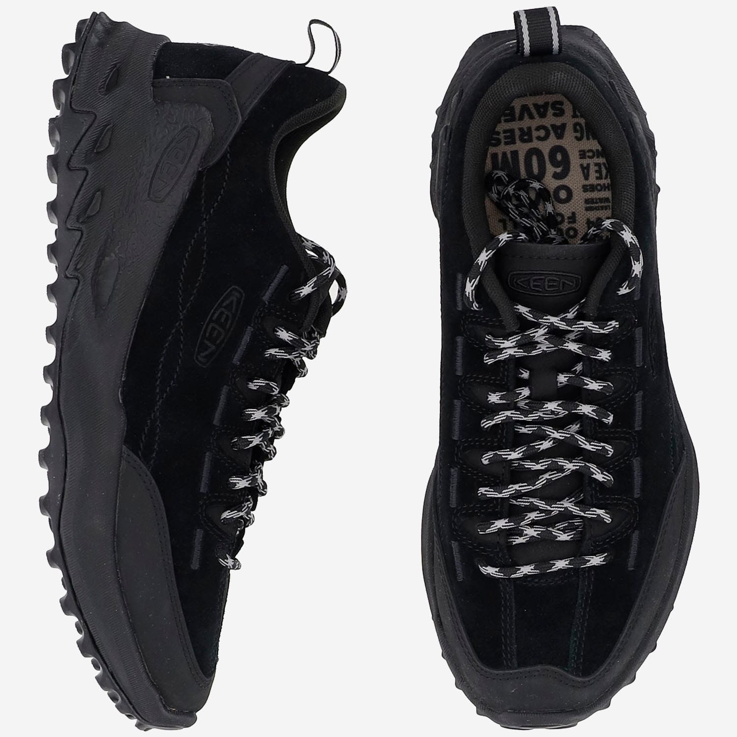 Keen Man Sneakers Black Size 9 Leather In Black