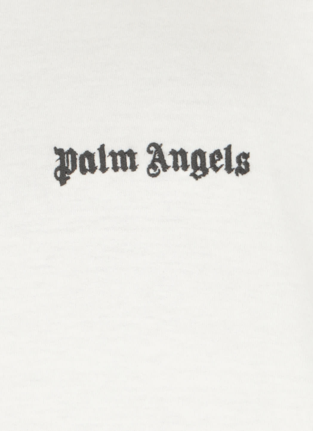 Shop Palm Angels Classic Logo T-shirt In Ivory