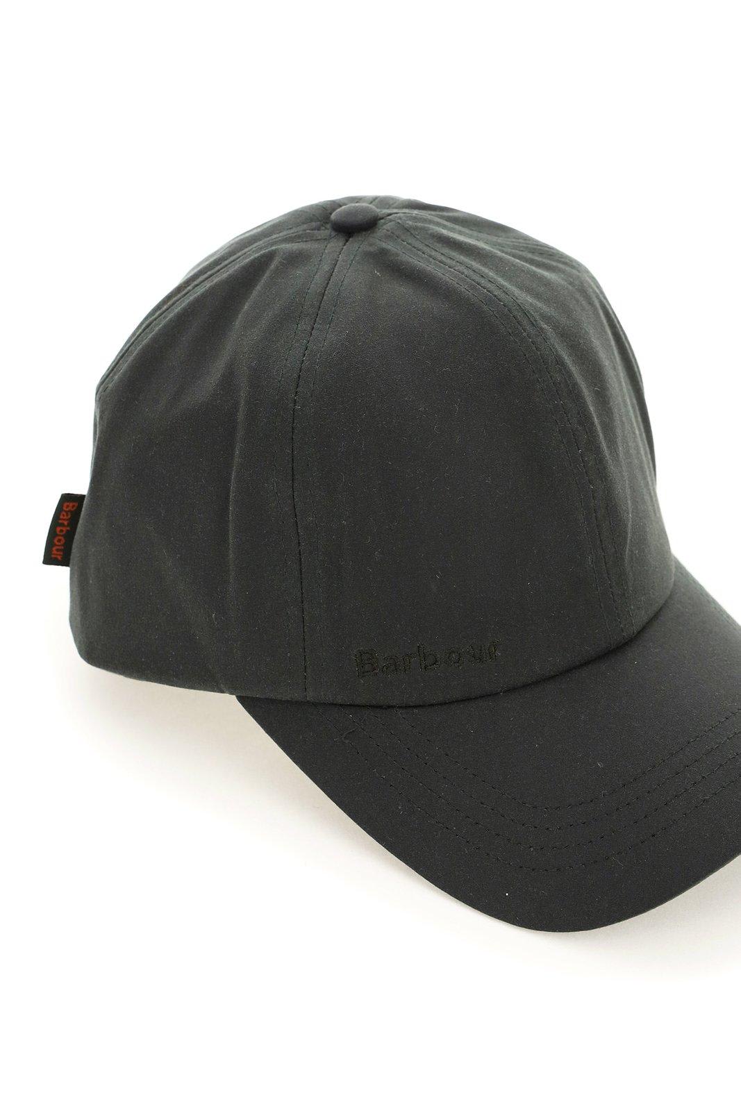 Barbour Curved Peak Baseball Cap In Green