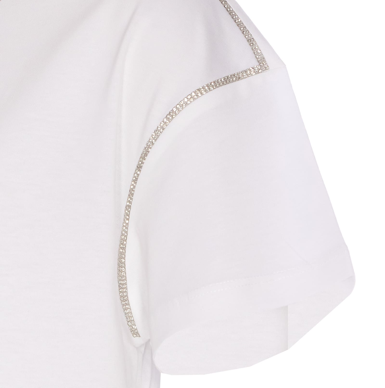 Liu •jo Liu Jo Crewneck Embellished T In White