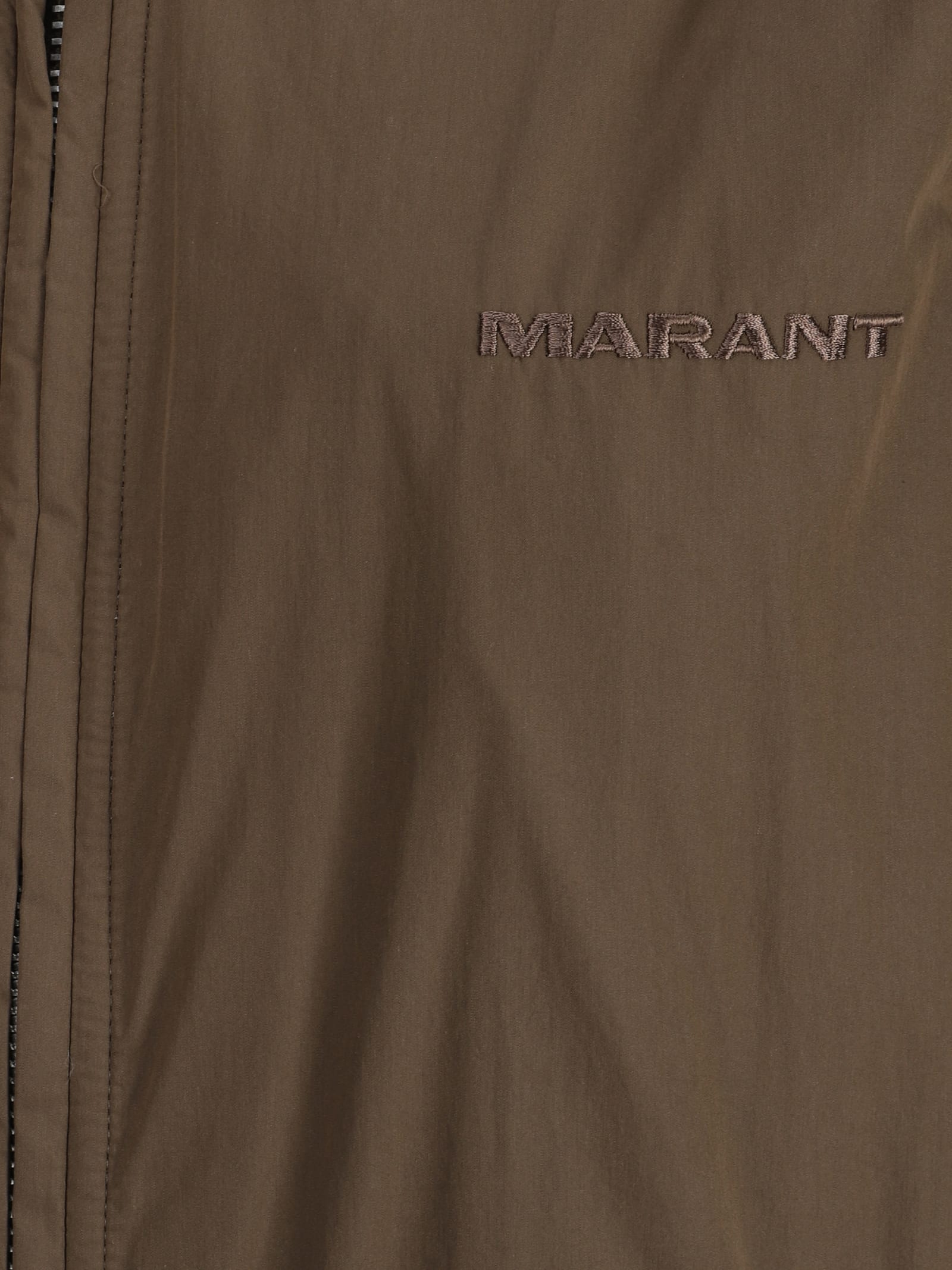 Shop Marant Etoile Coleen Jacket In Khaki