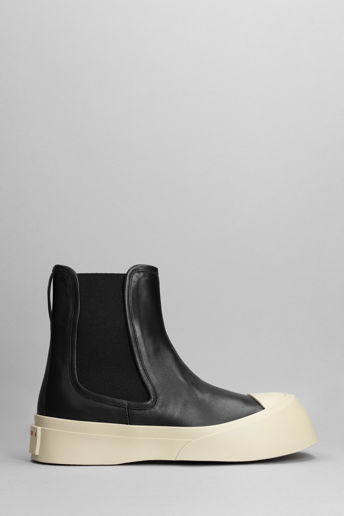 Marni Sneakers In Black Leather