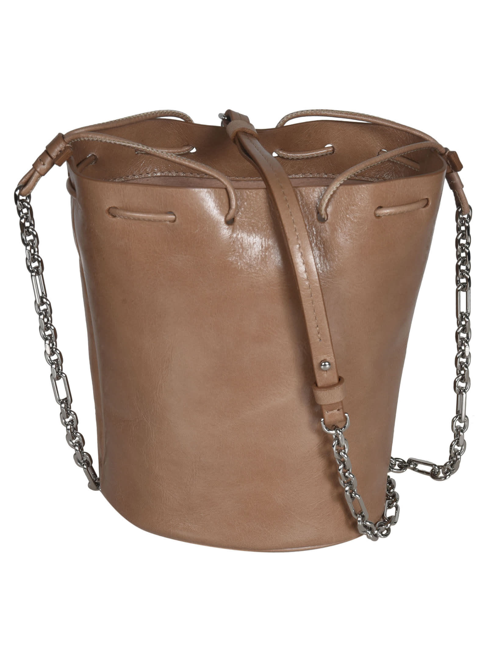 MAISON MARGIELA Bucket bags LOGO EMBROIDERED BUCKET BAG