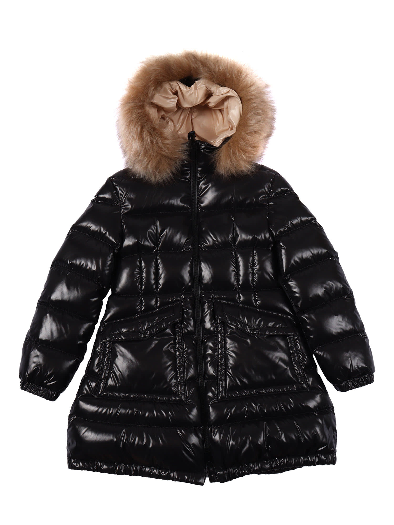 Moncler Aruna Long Parka In Black