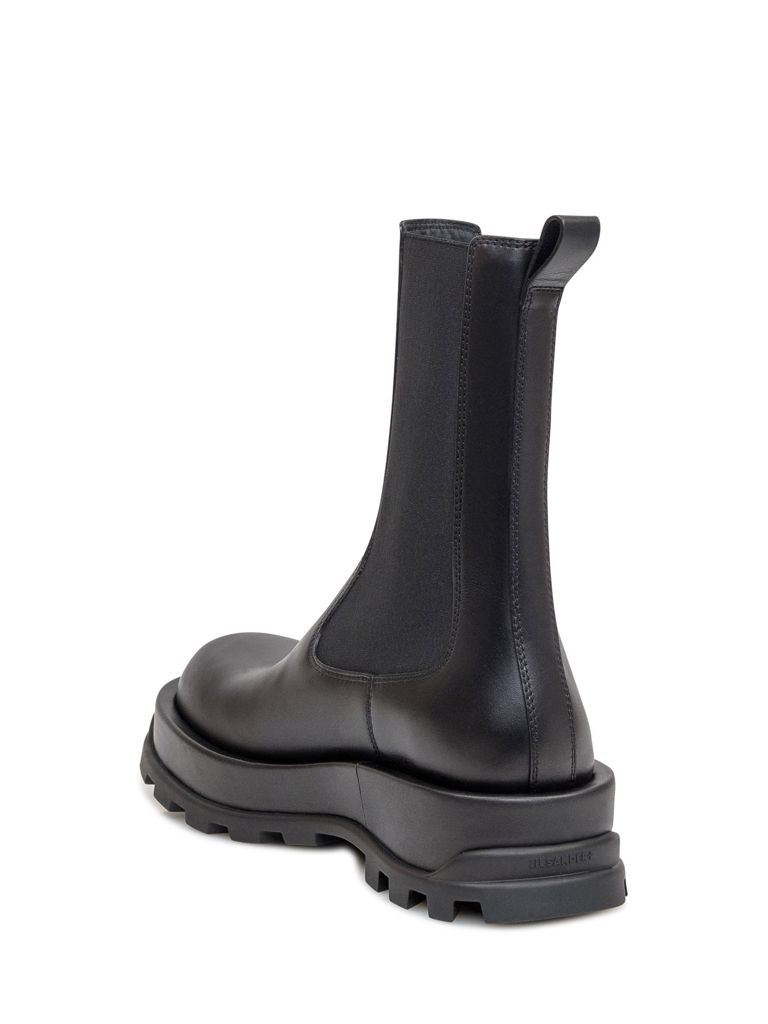 Shop Jil Sander Ankle Boot In Black