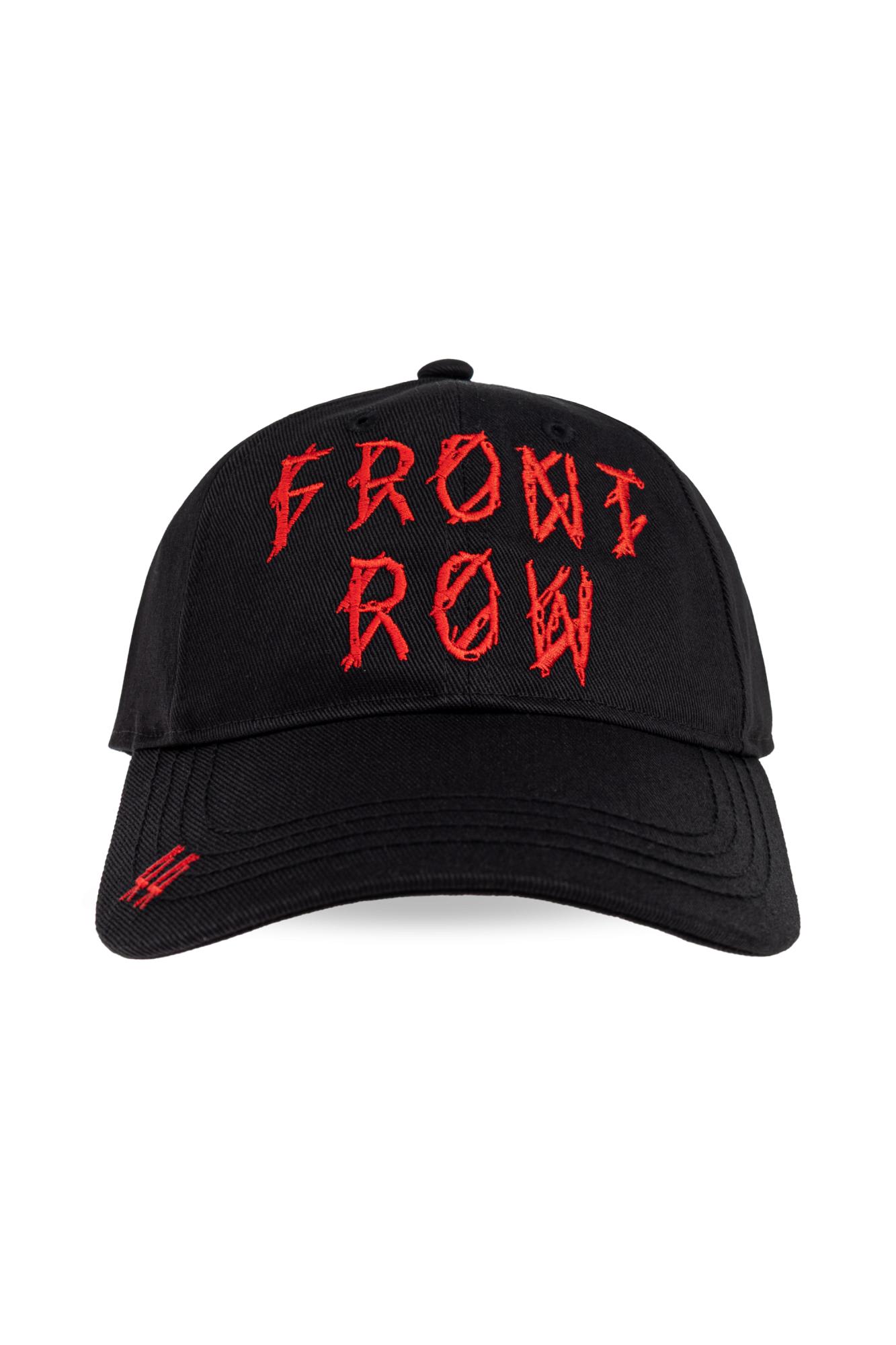 44 Label Group Front Row Cotton Gabardine Cap In Black