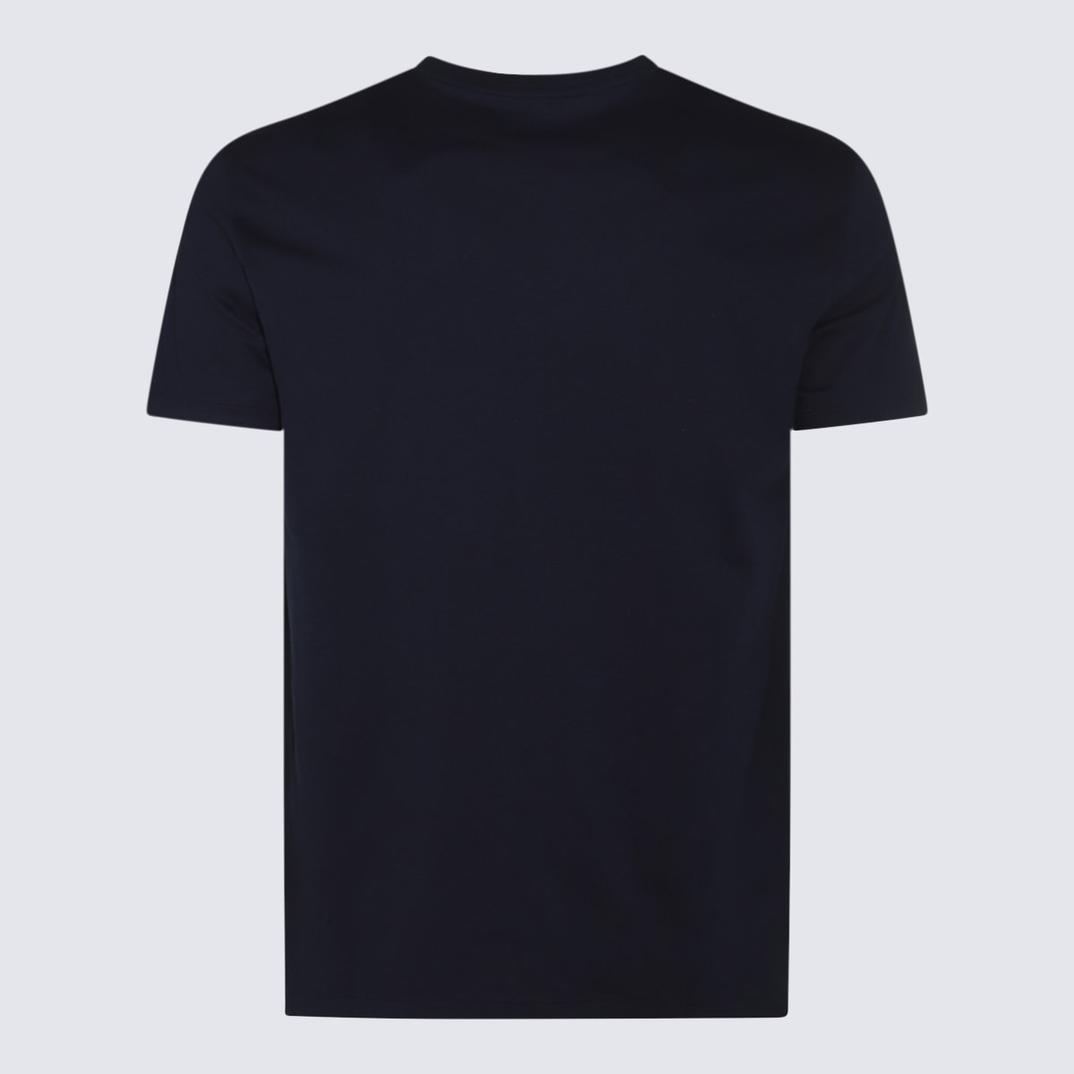 Shop Polo Ralph Lauren Dark Blue Cotton T-shirt In Ink