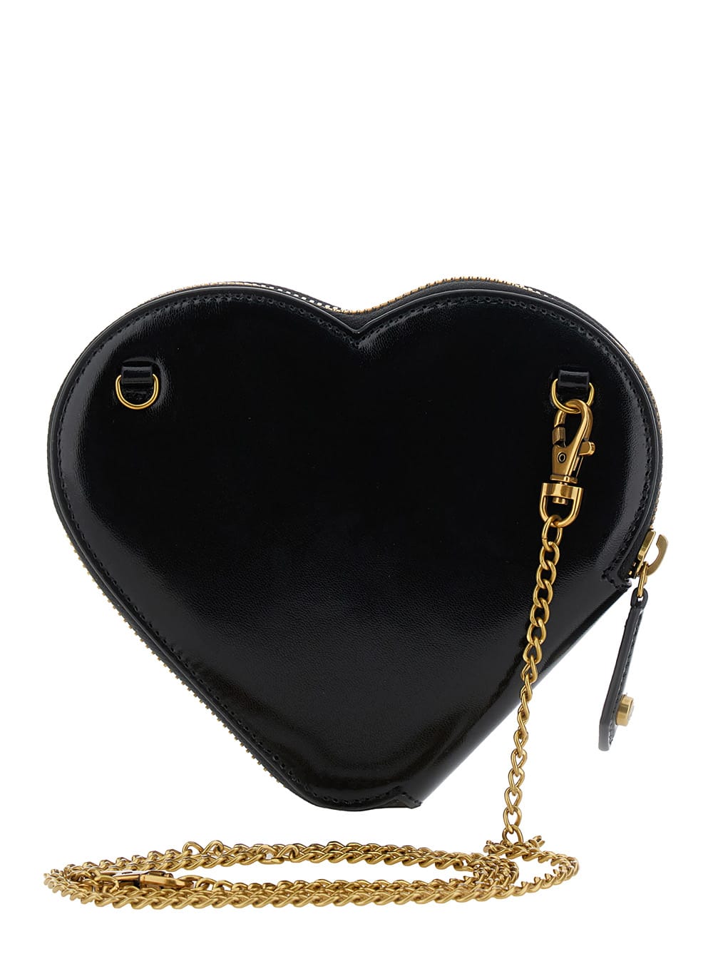 Shop Vivienne Westwood Balck Crossbody Bag With Orb Logo At The Front In Leather Woman In Black