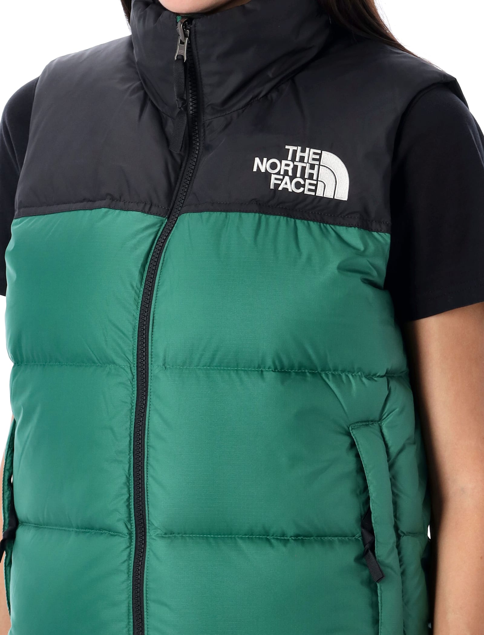 Shop The North Face 1996 Retro Nuptse Vest In Green