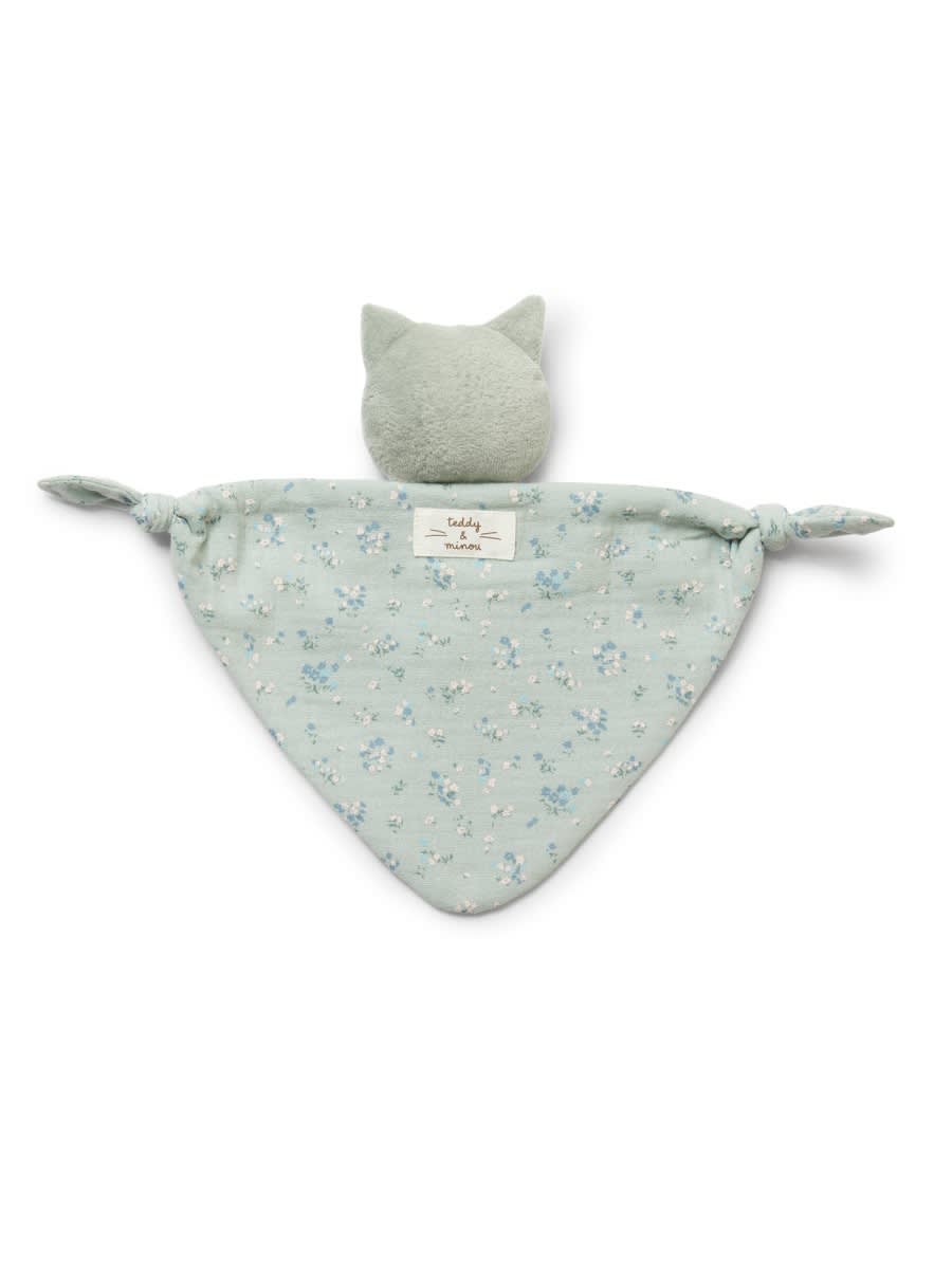 Teddy &amp; Minou Kids' Doudou In Green