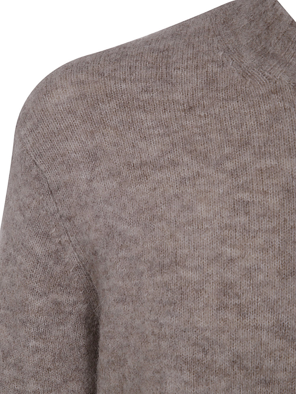 Shop Ballantyne Round Neck Pullover In Barley