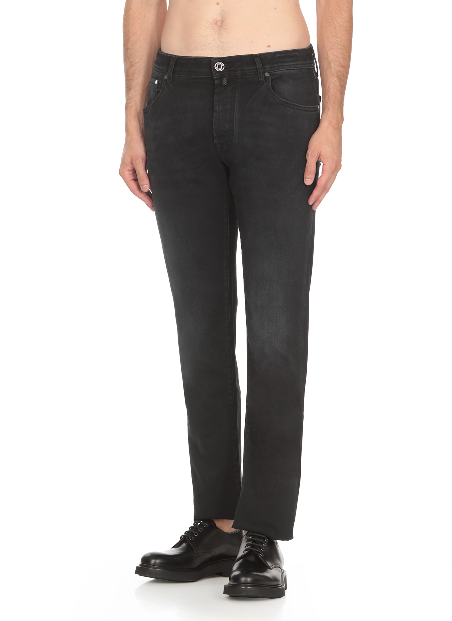 Shop Jacob Cohen Nick Jeans In Black