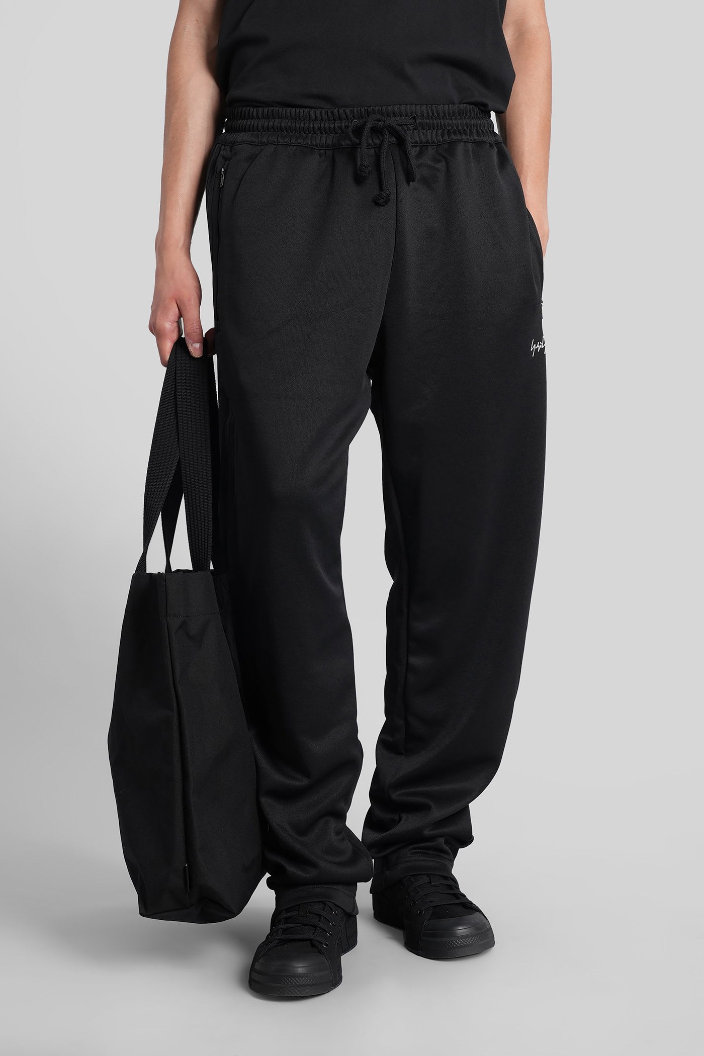 Pants In Black Polyester