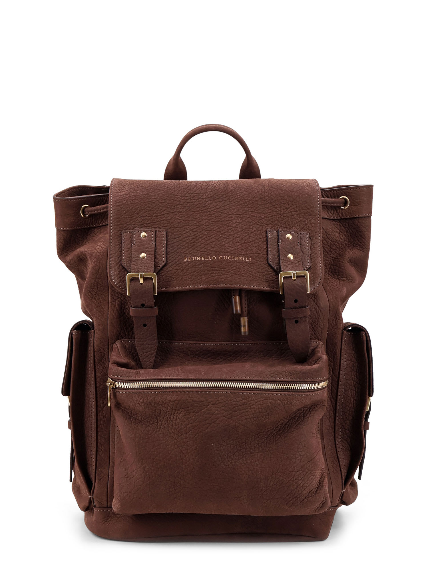 Shop Brunello Cucinelli Backpack In Brown