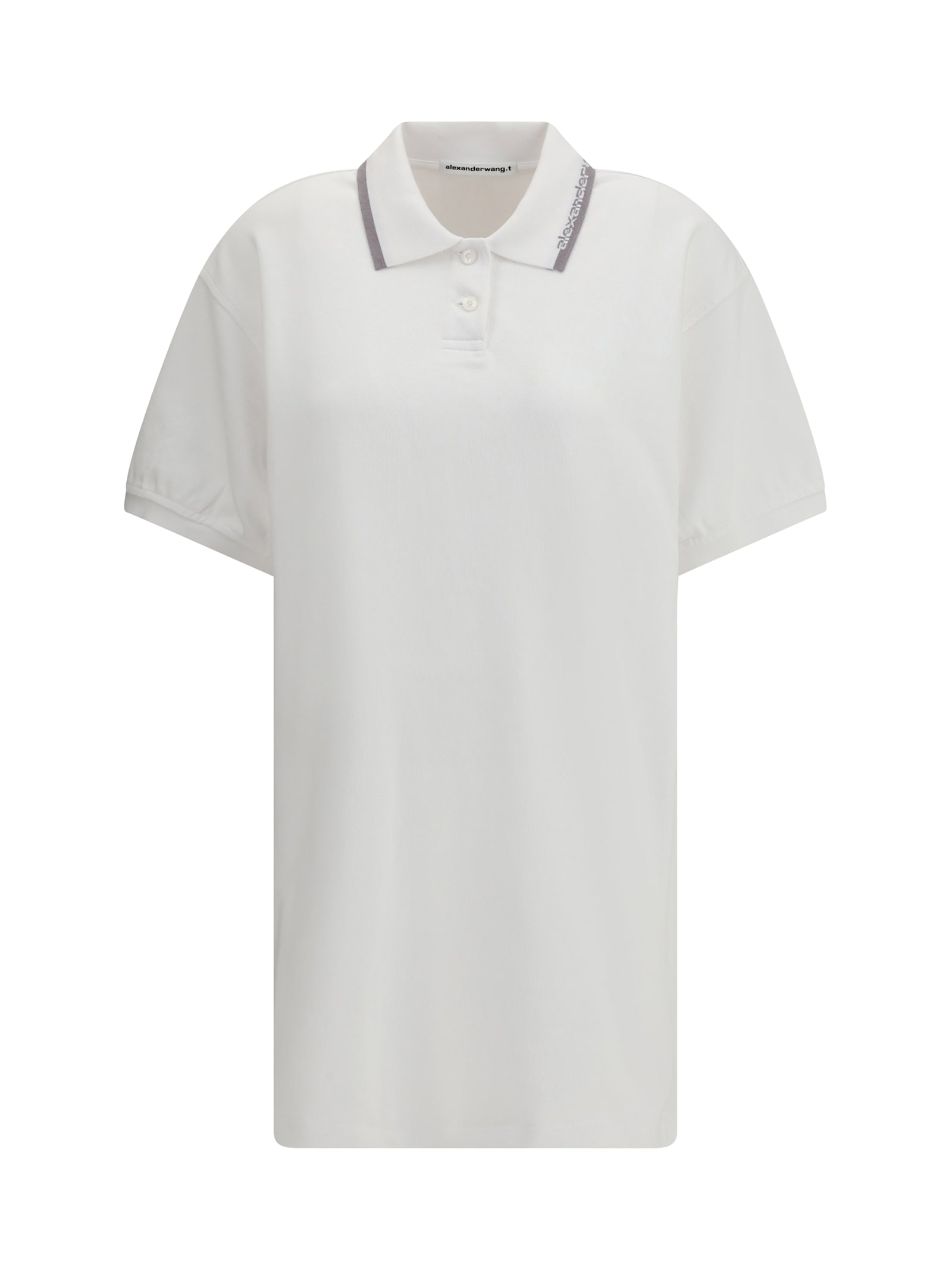 Alexander Wang White Cotton Casual Dress In White