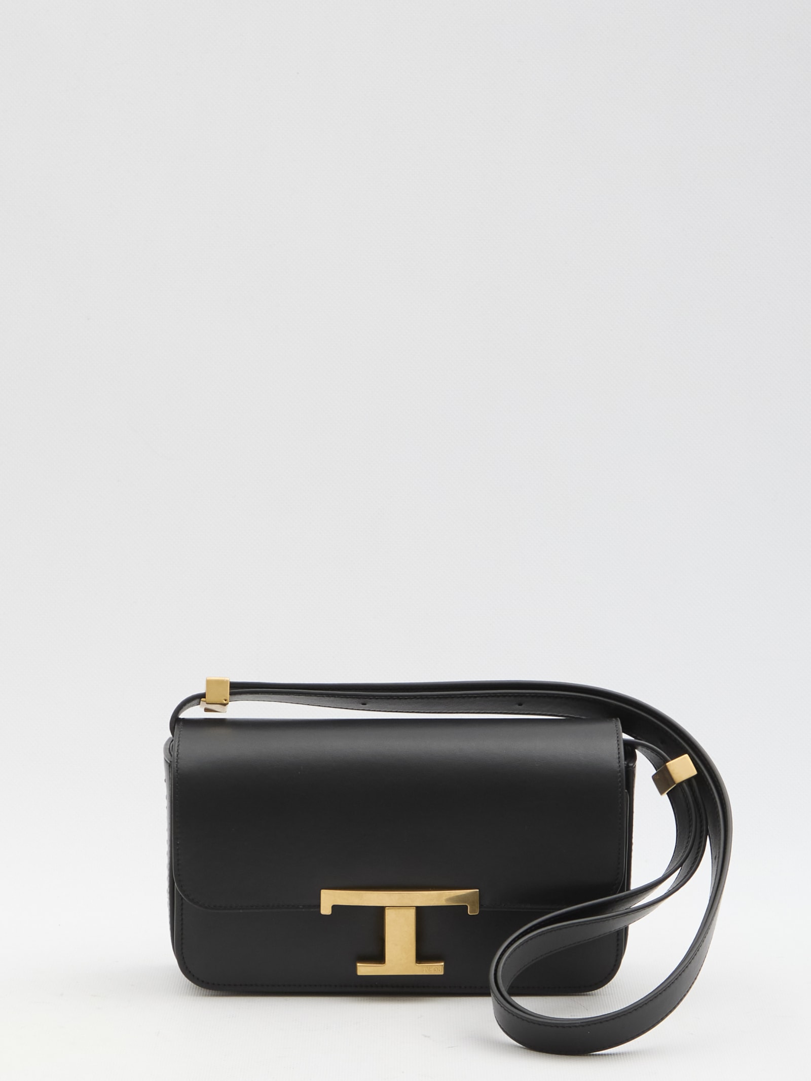 Shop Tod's Micro T Timeless Crossbody Bag In Black