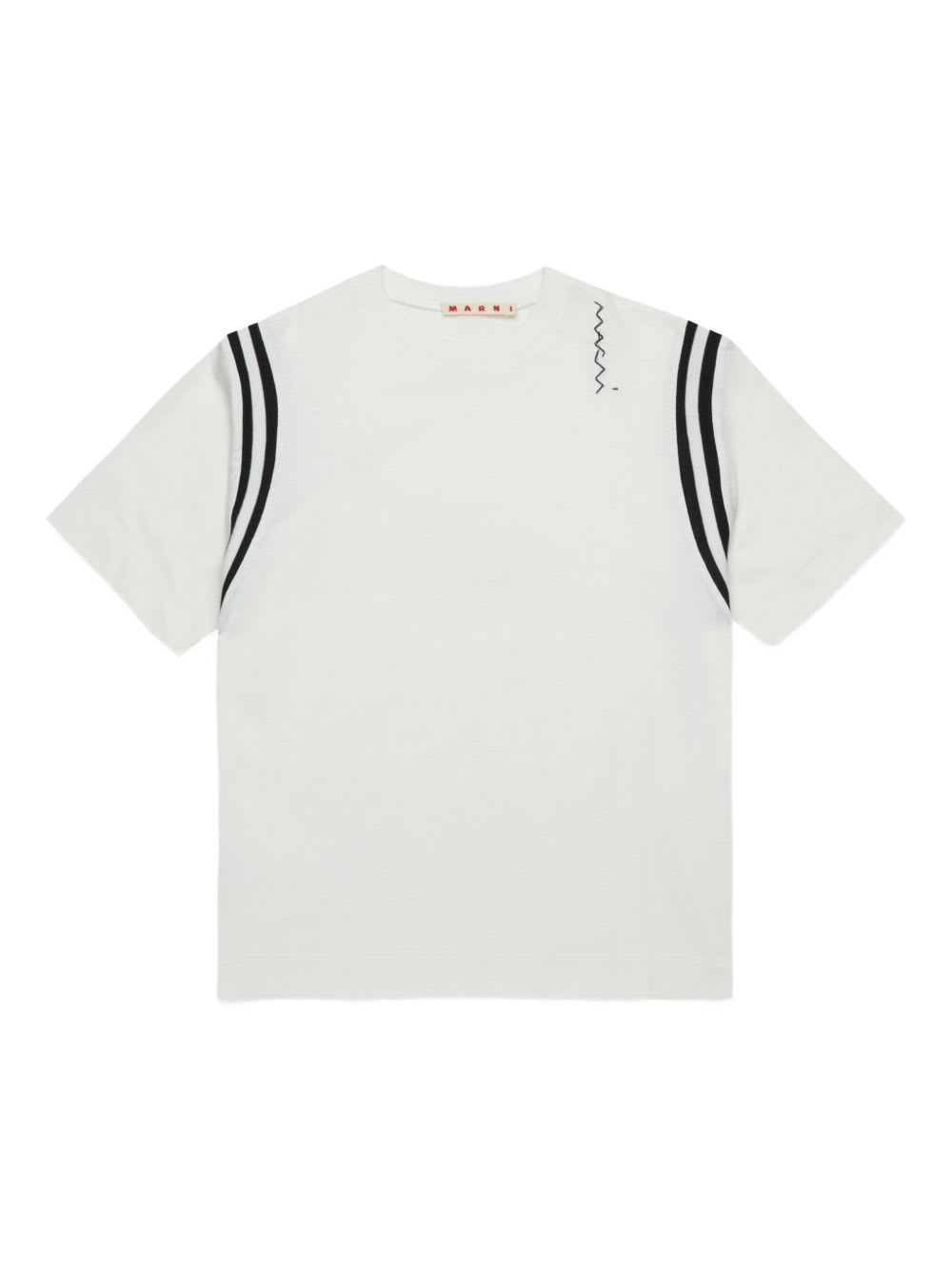 Marni Kids White Crew-neck In White