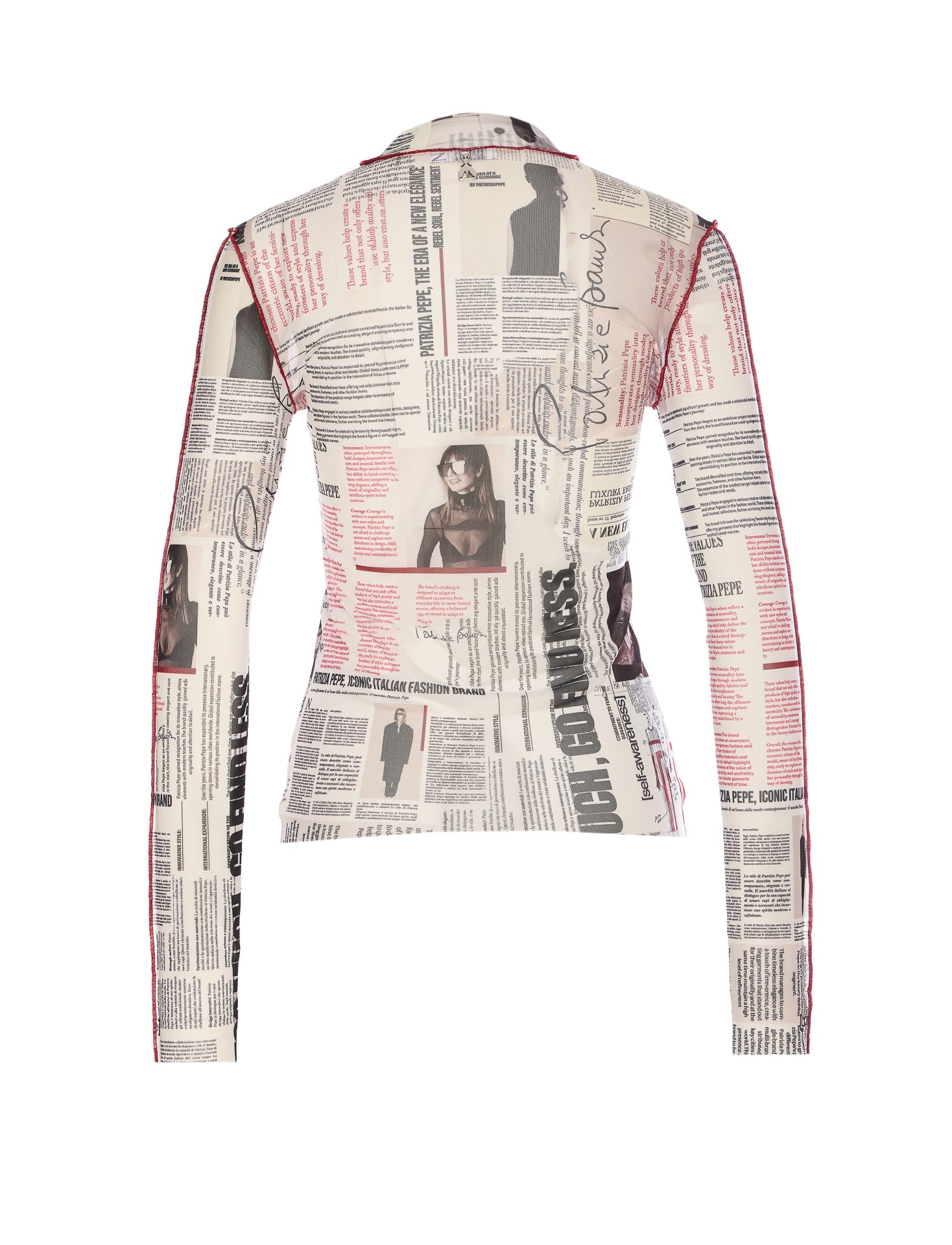 PATRIZIA PEPE MANIFESTO PRINT TOP 