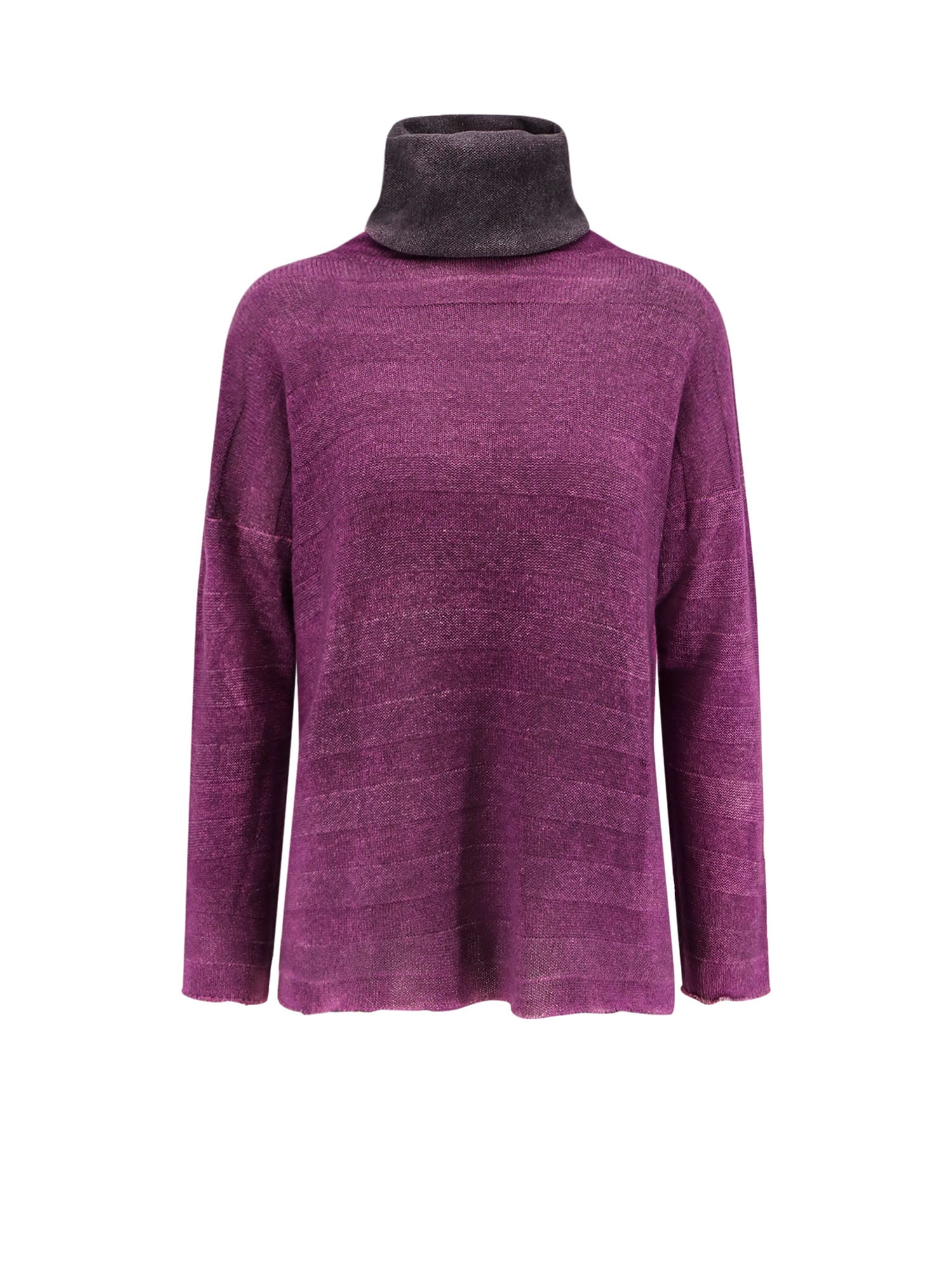 F Cashmere Bruco 89 Cashmere Turtleneck Sweater In Purple