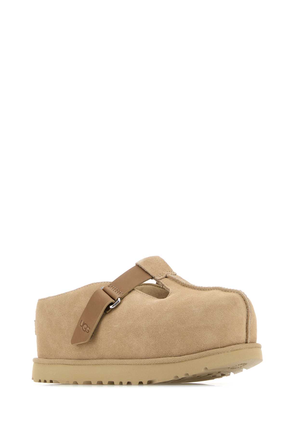 Ugg Lace-up Flatform Sole Round Toe Shoes In San